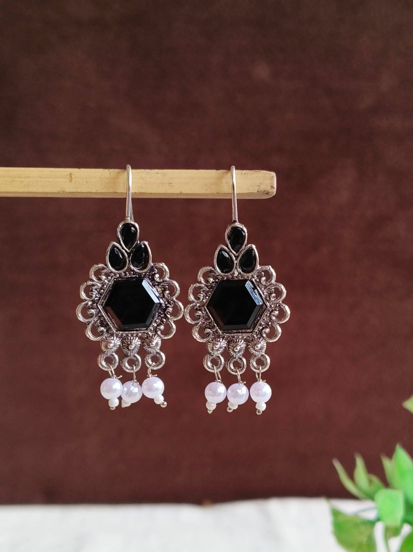 Oxidised Earrings