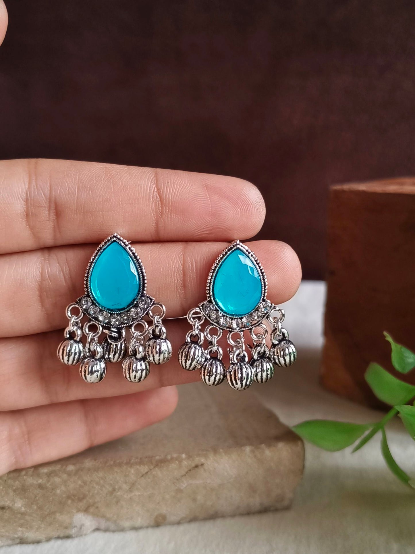 Oxidised Earrings