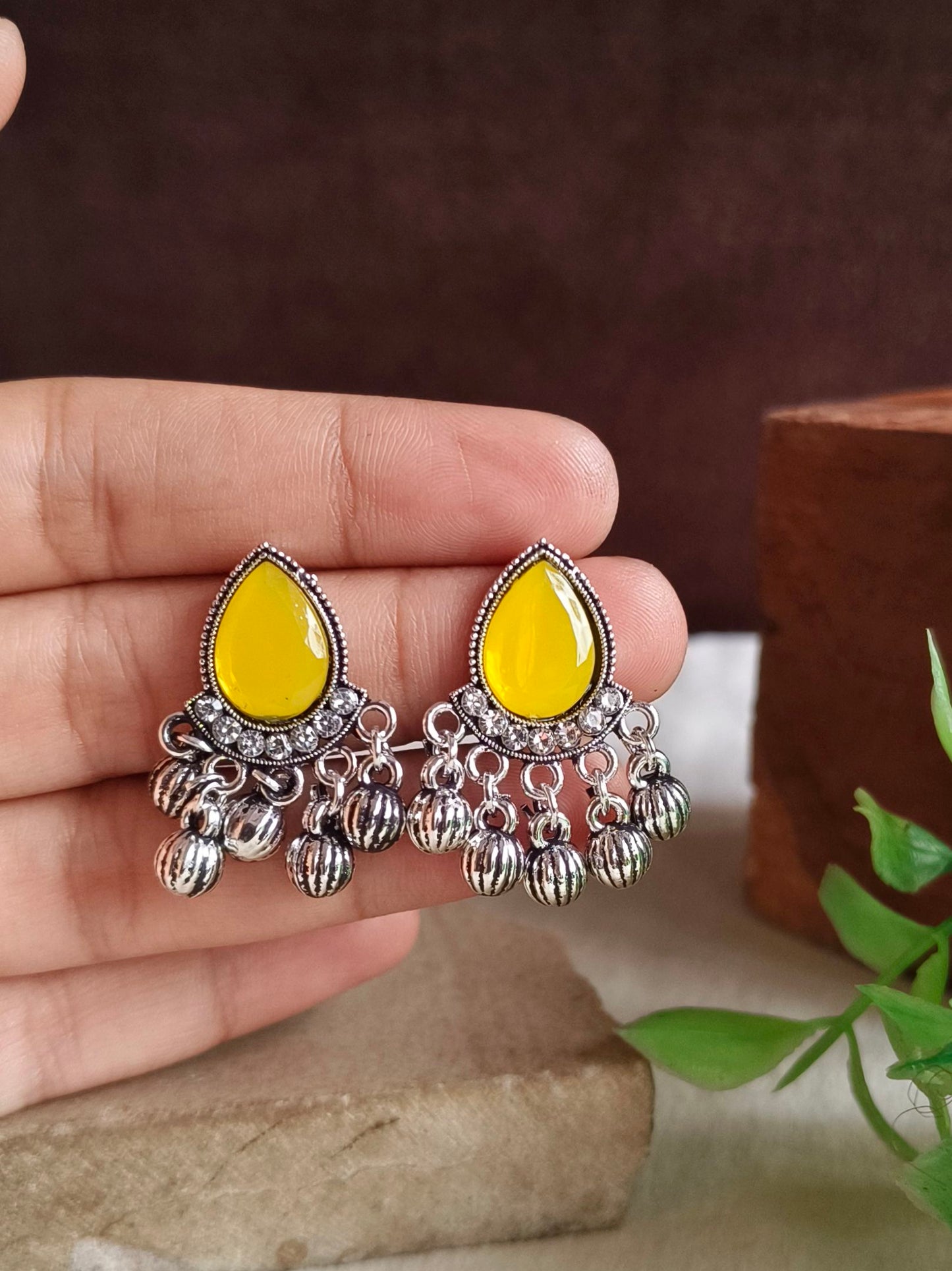 Oxidised Earrings