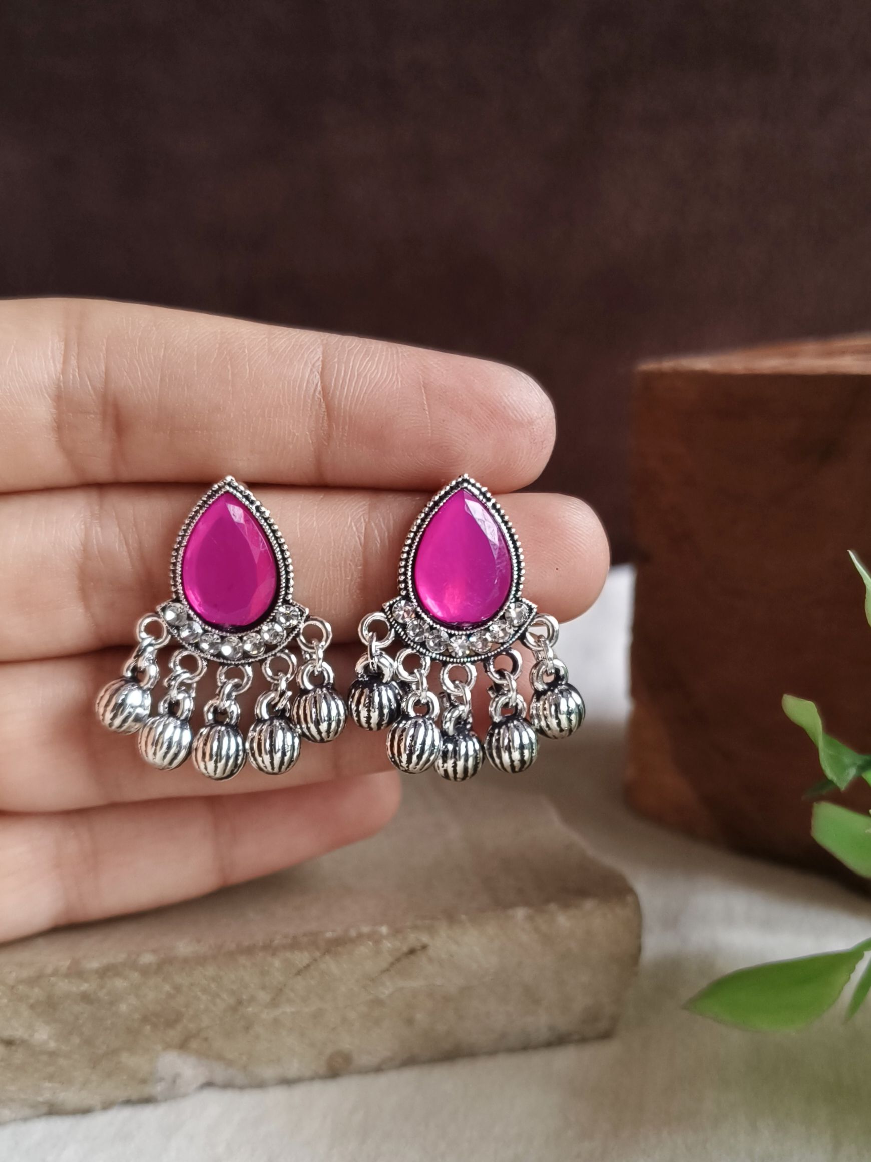 Oxidised Earrings