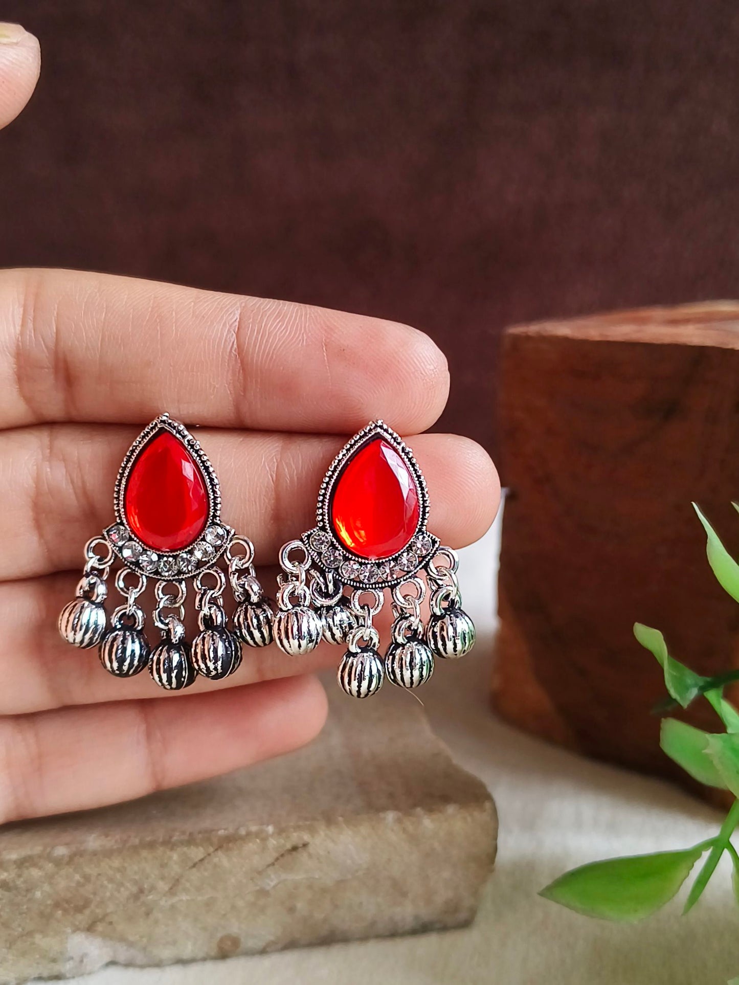 Oxidised Earrings