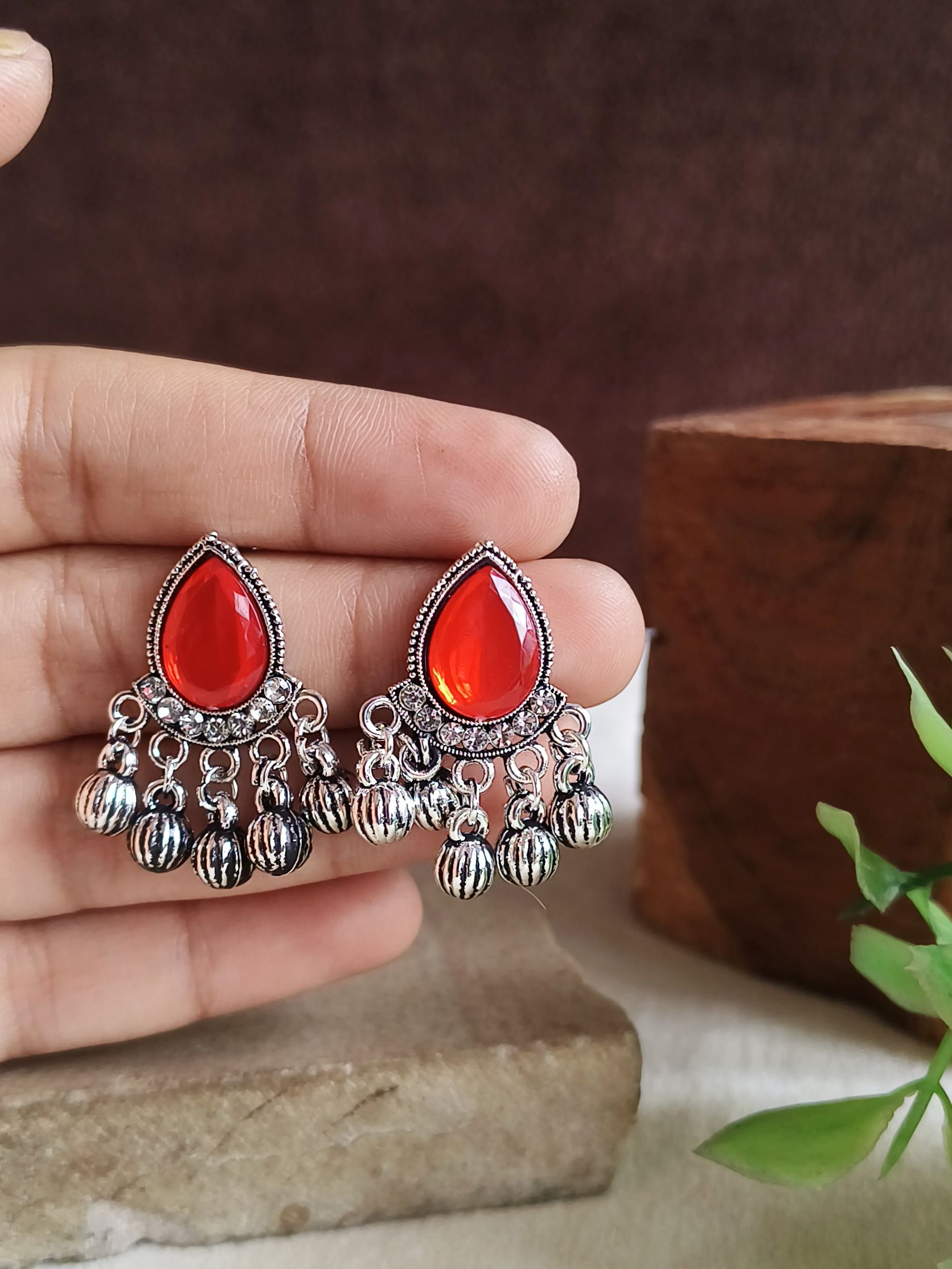 Oxidised Earrings