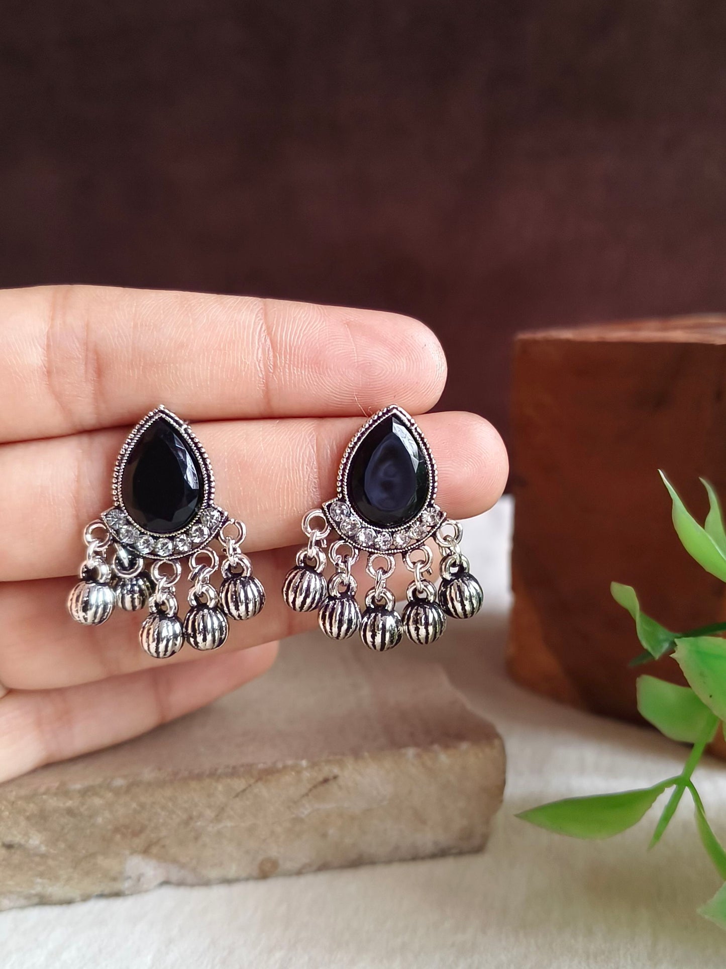 Oxidised Earrings