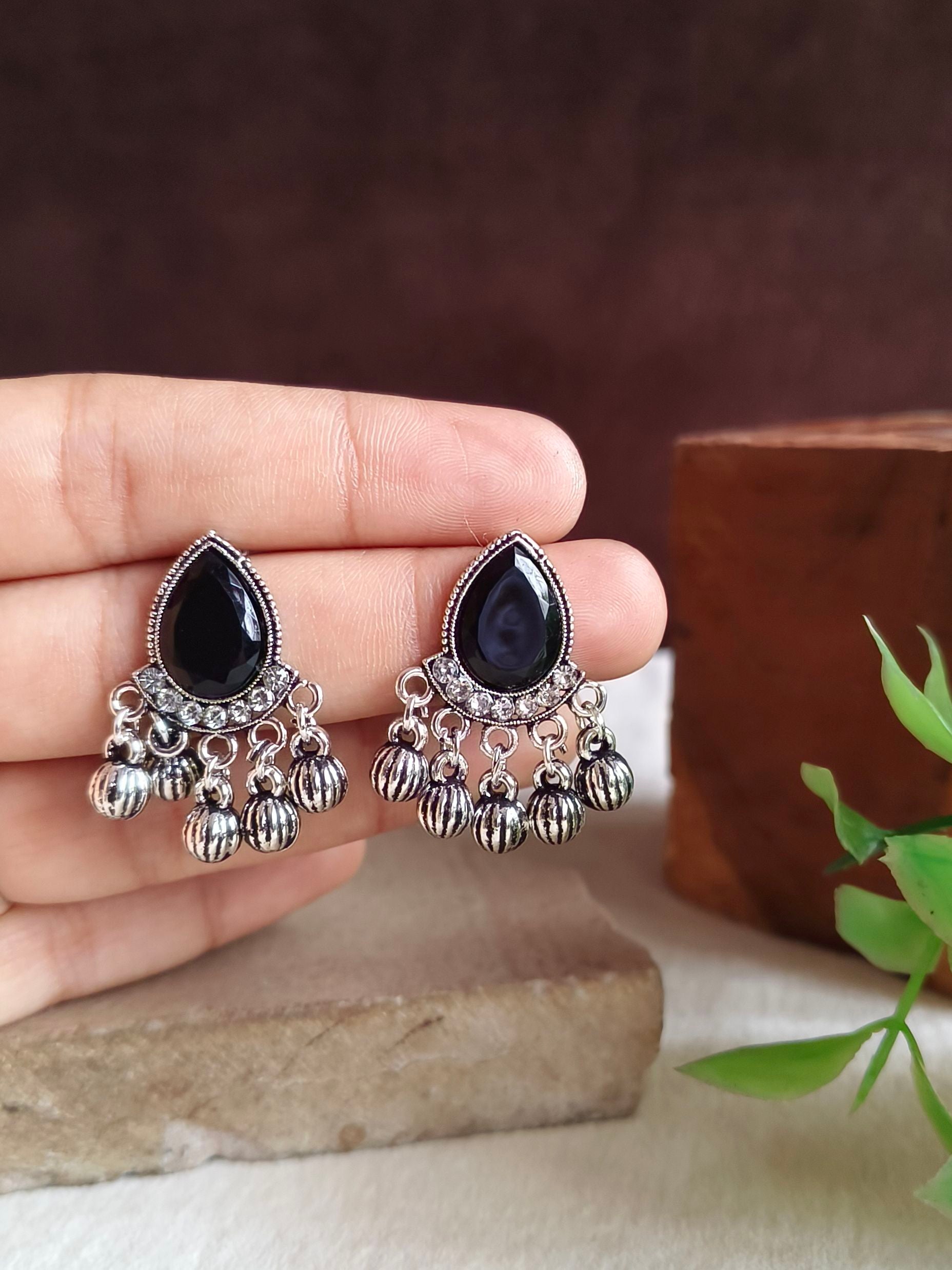 Oxidised Earrings
