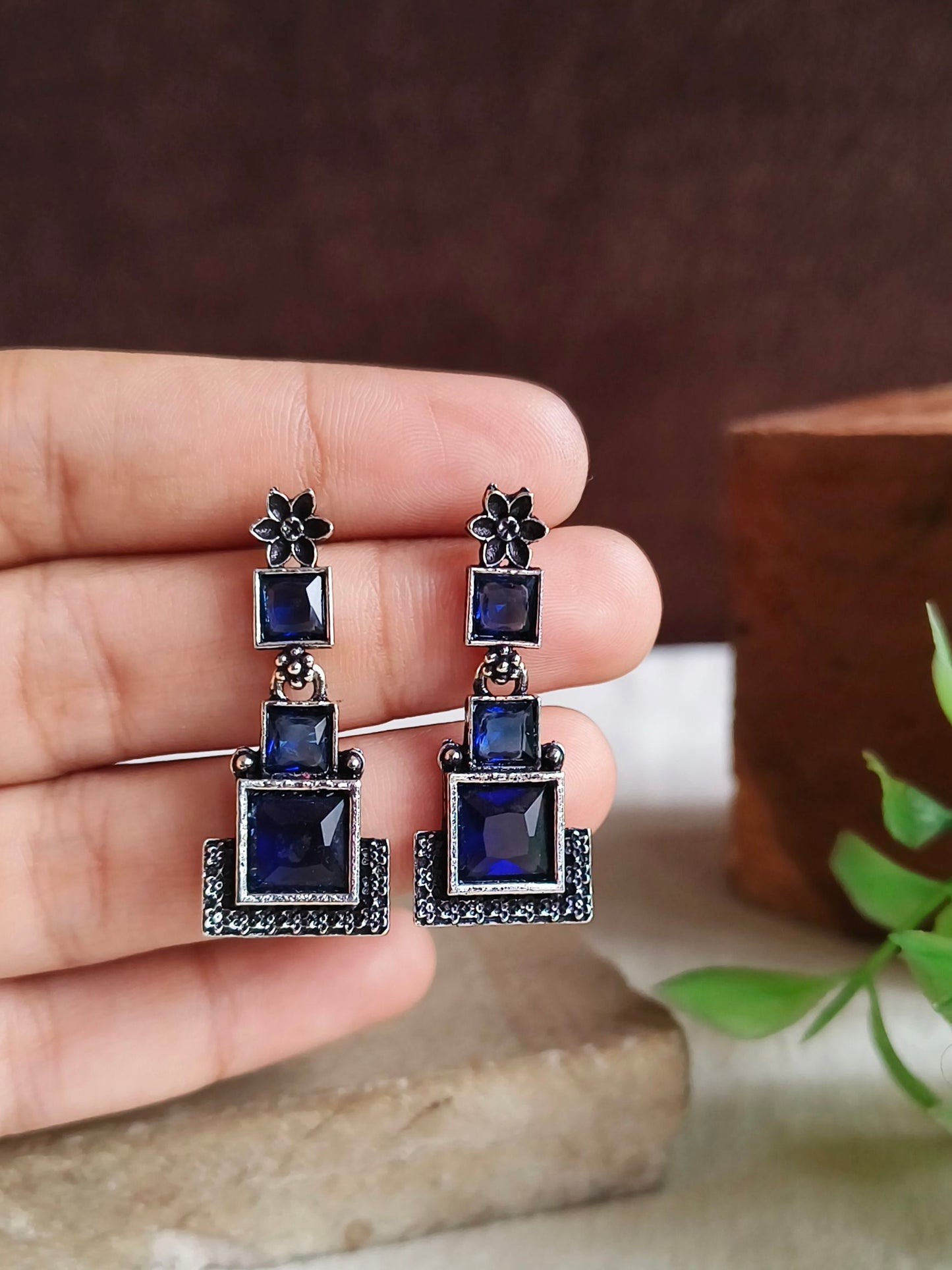 Oxidised Earrings