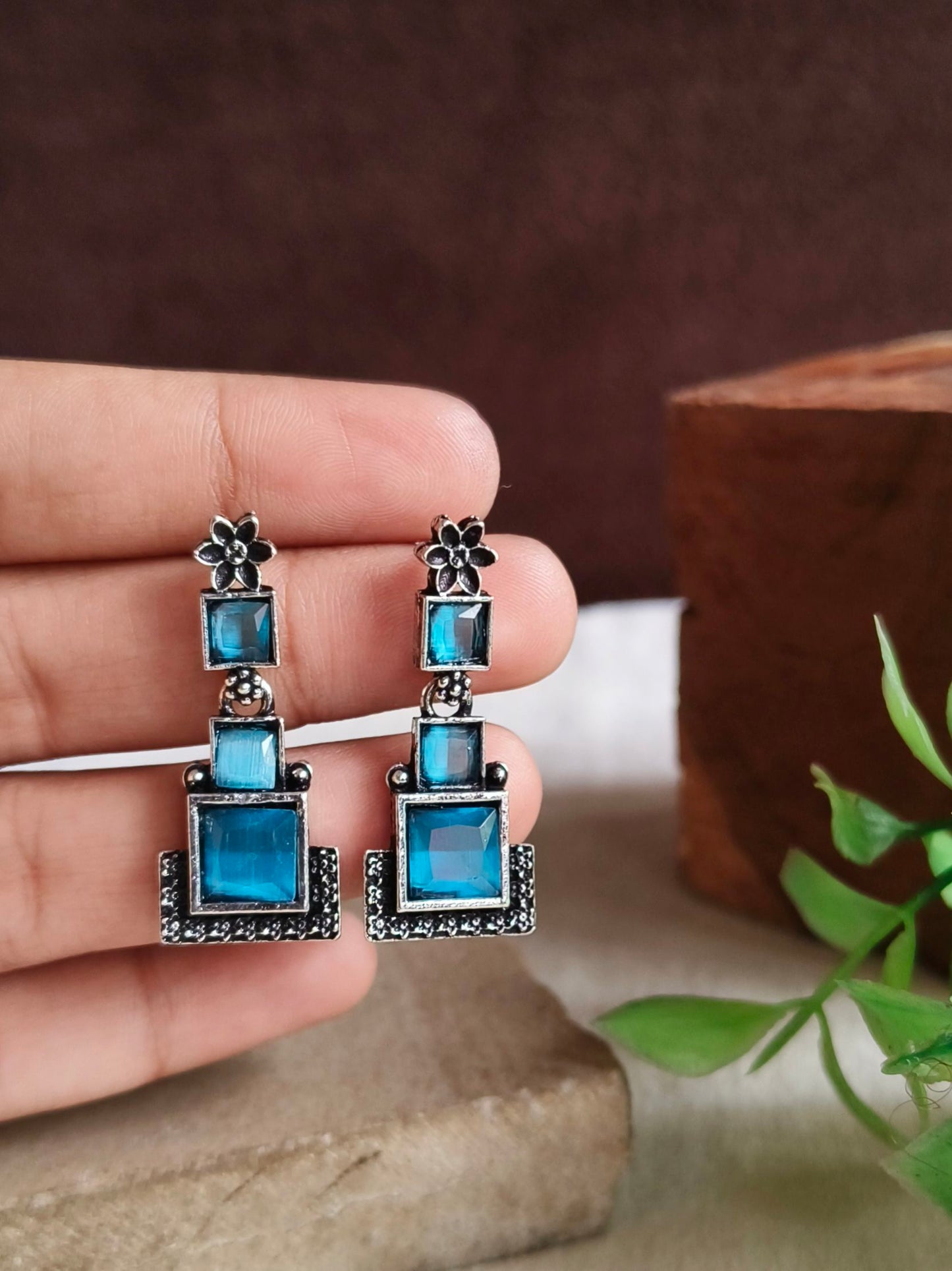Oxidised Earrings