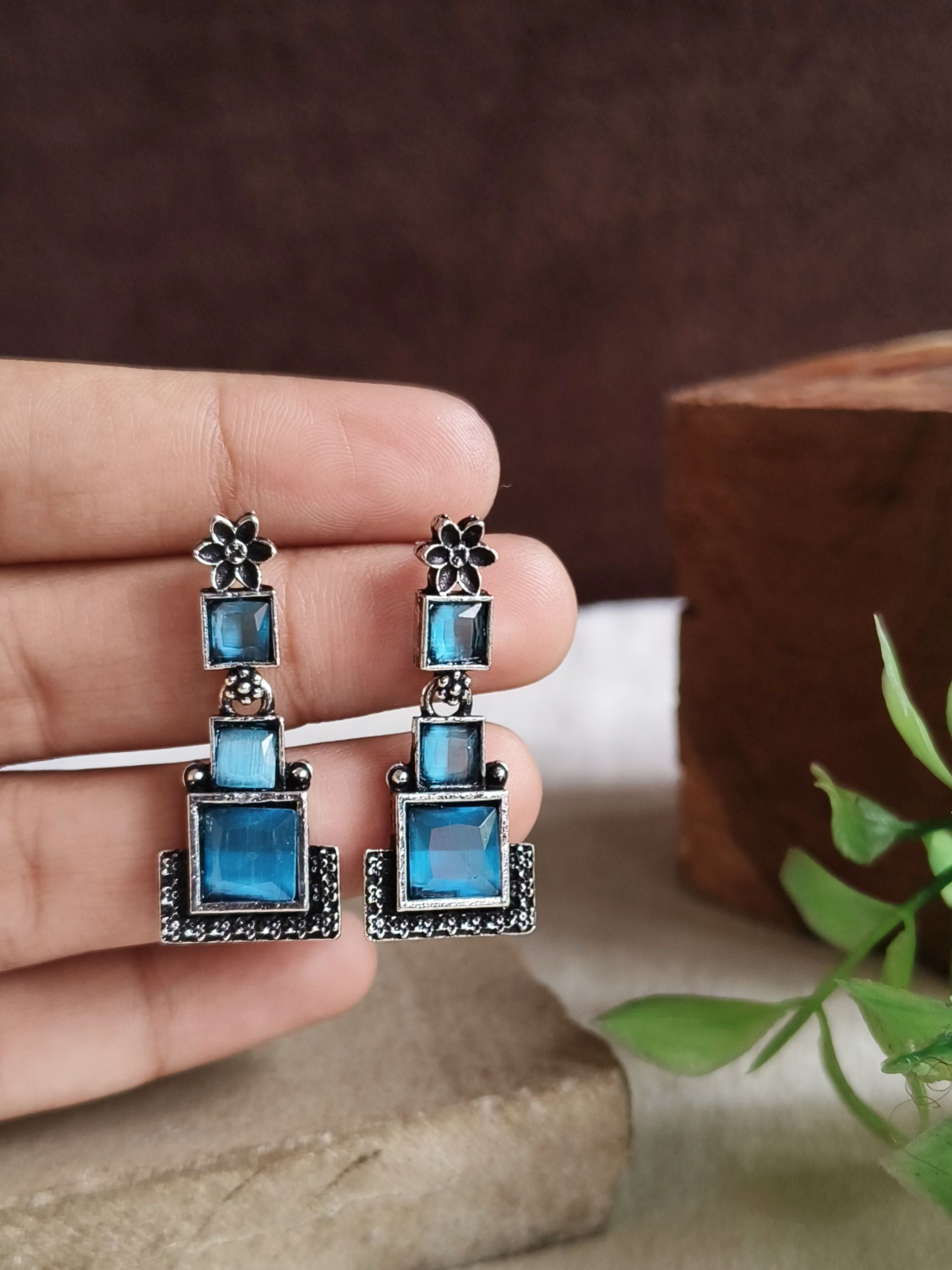 Oxidised Earrings