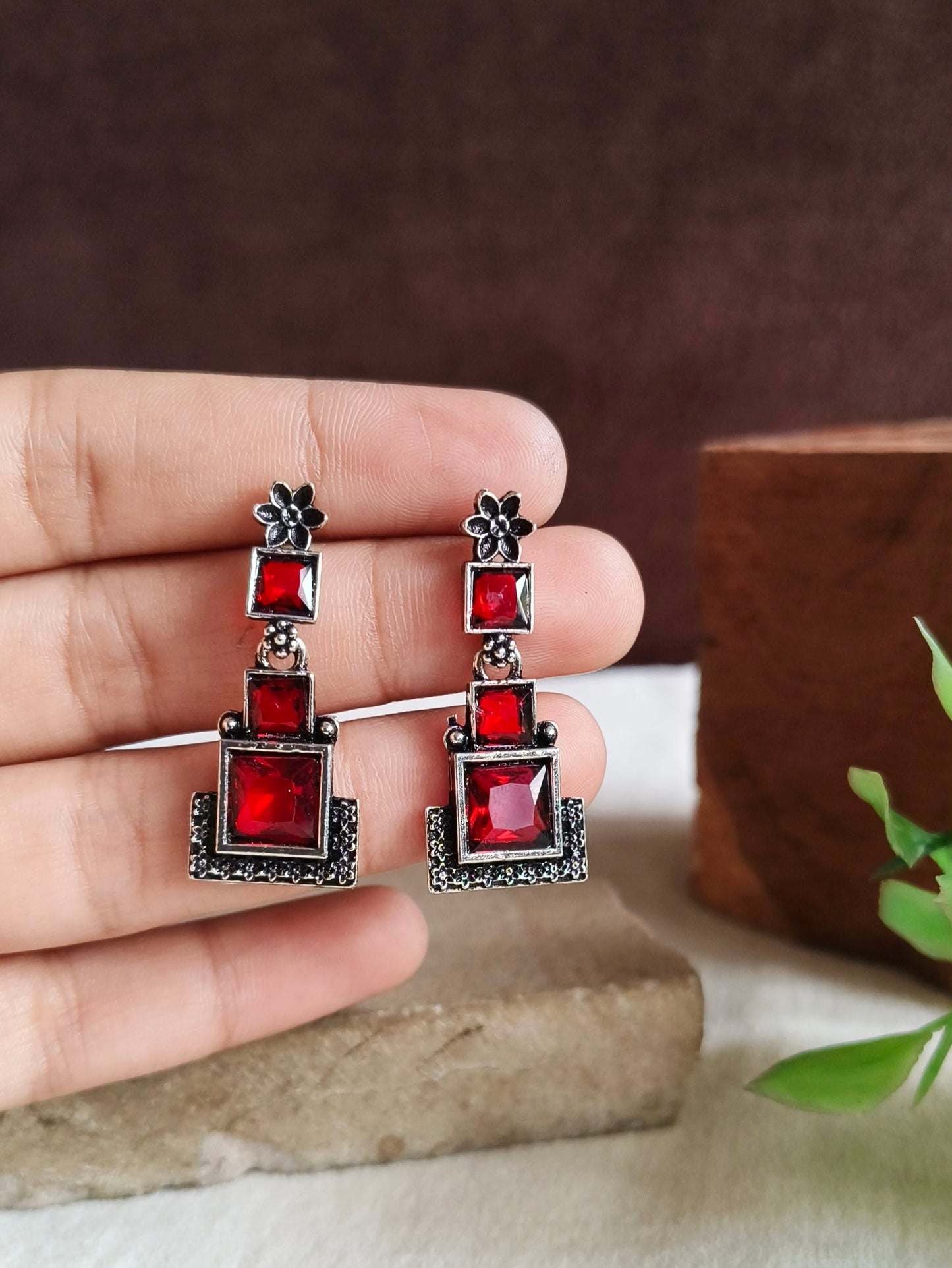 Oxidised Earrings