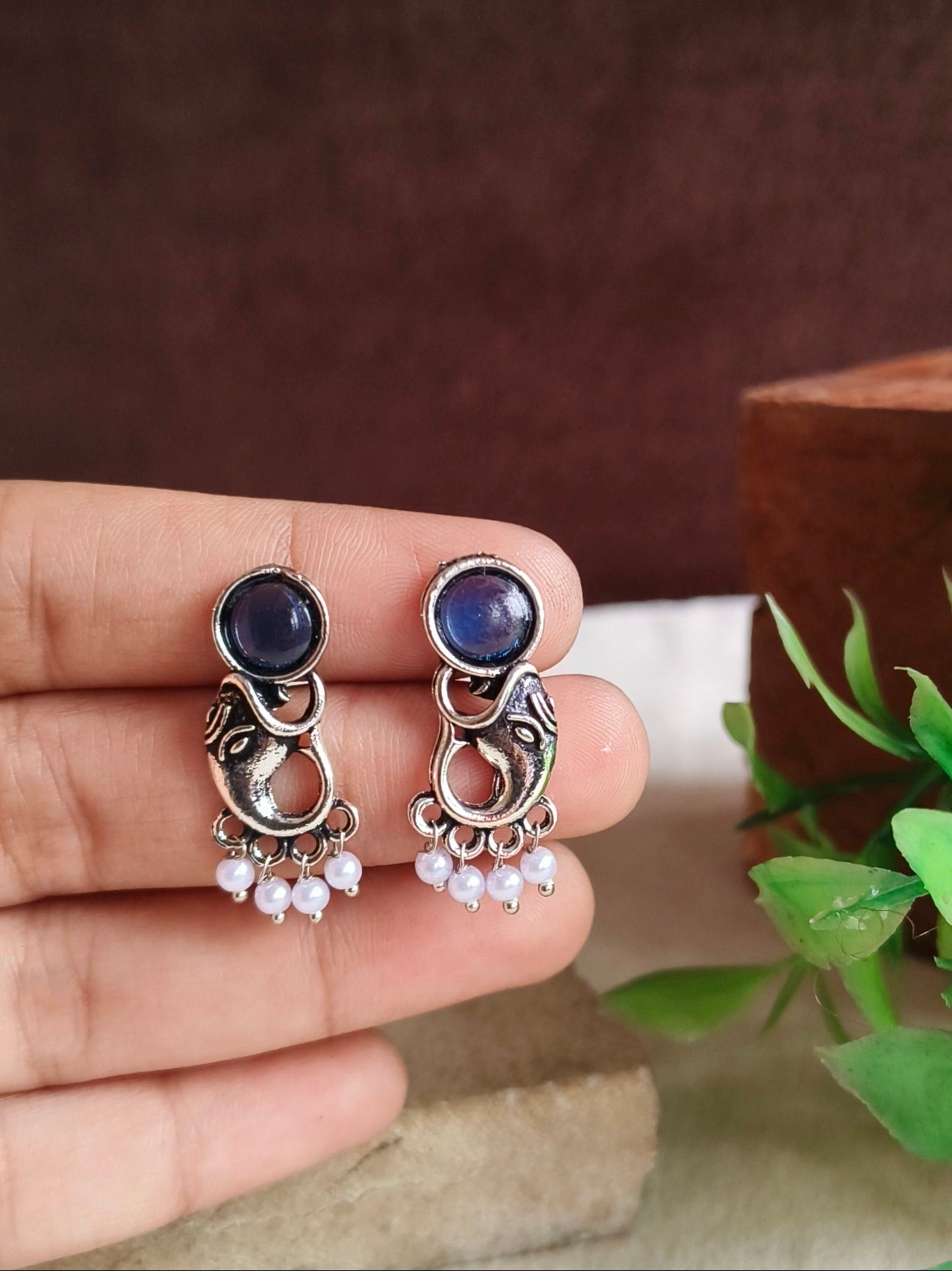 Oxidised Earrings
