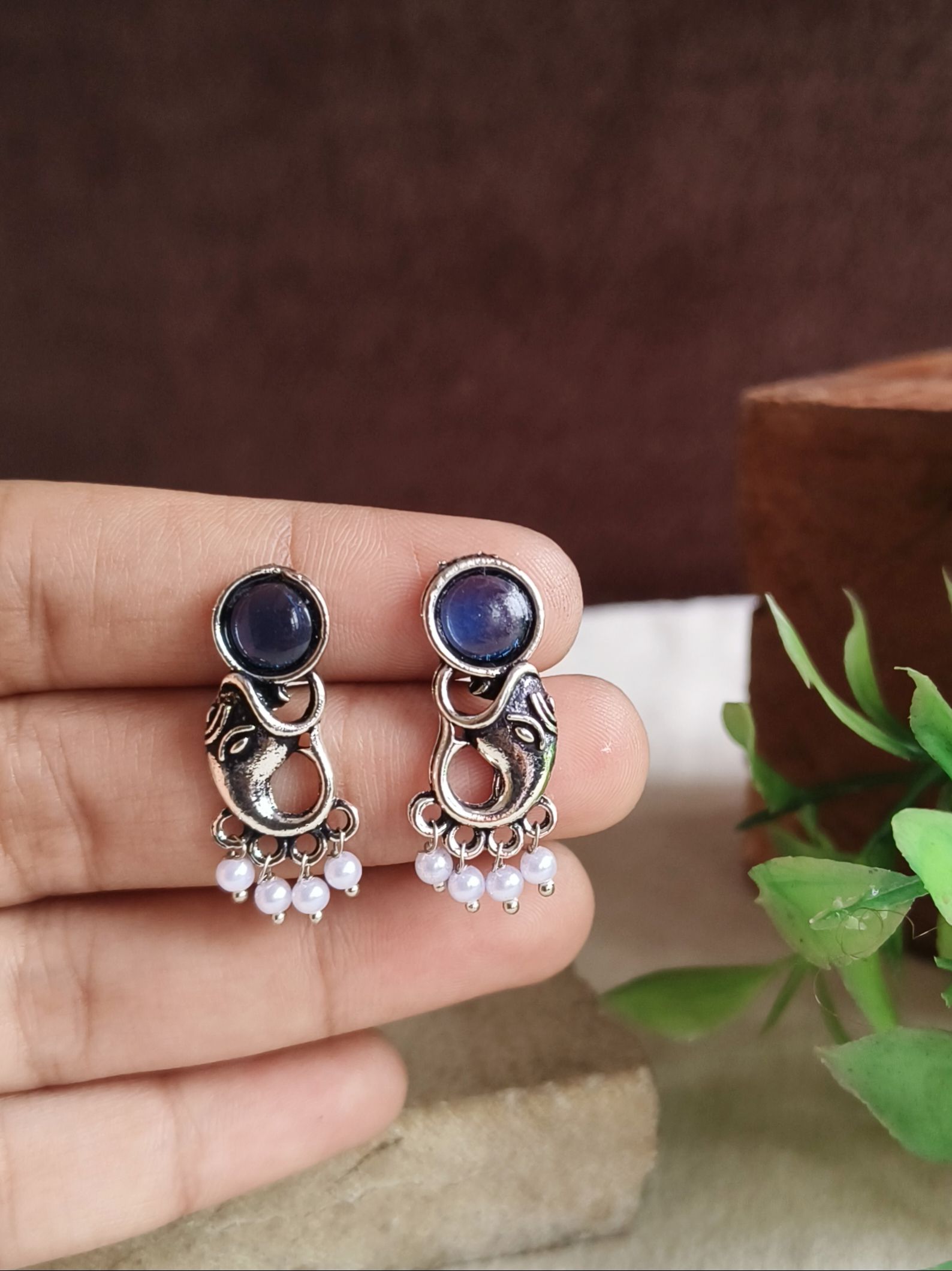 Oxidised Earrings