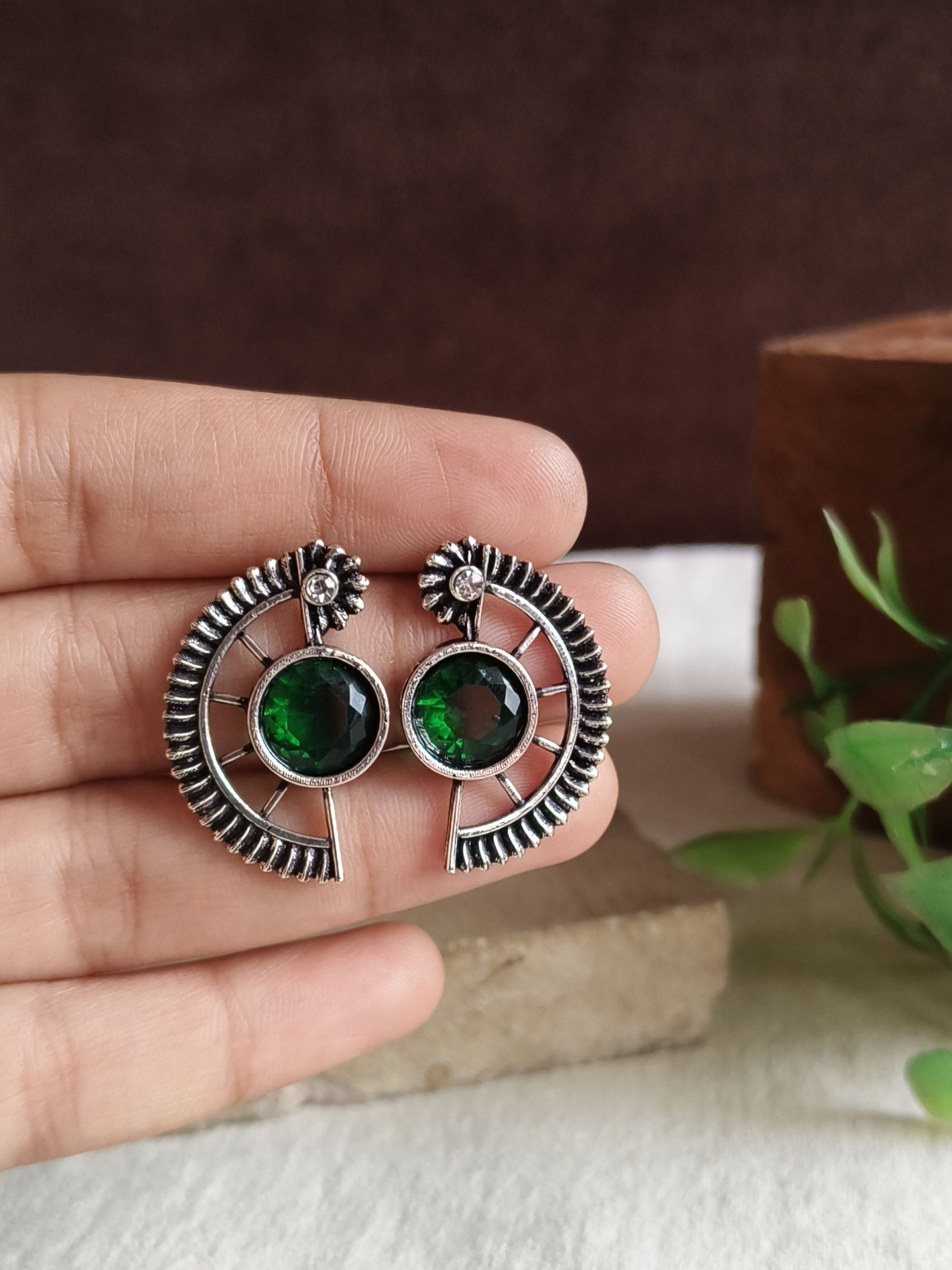 Oxidised Earrings
