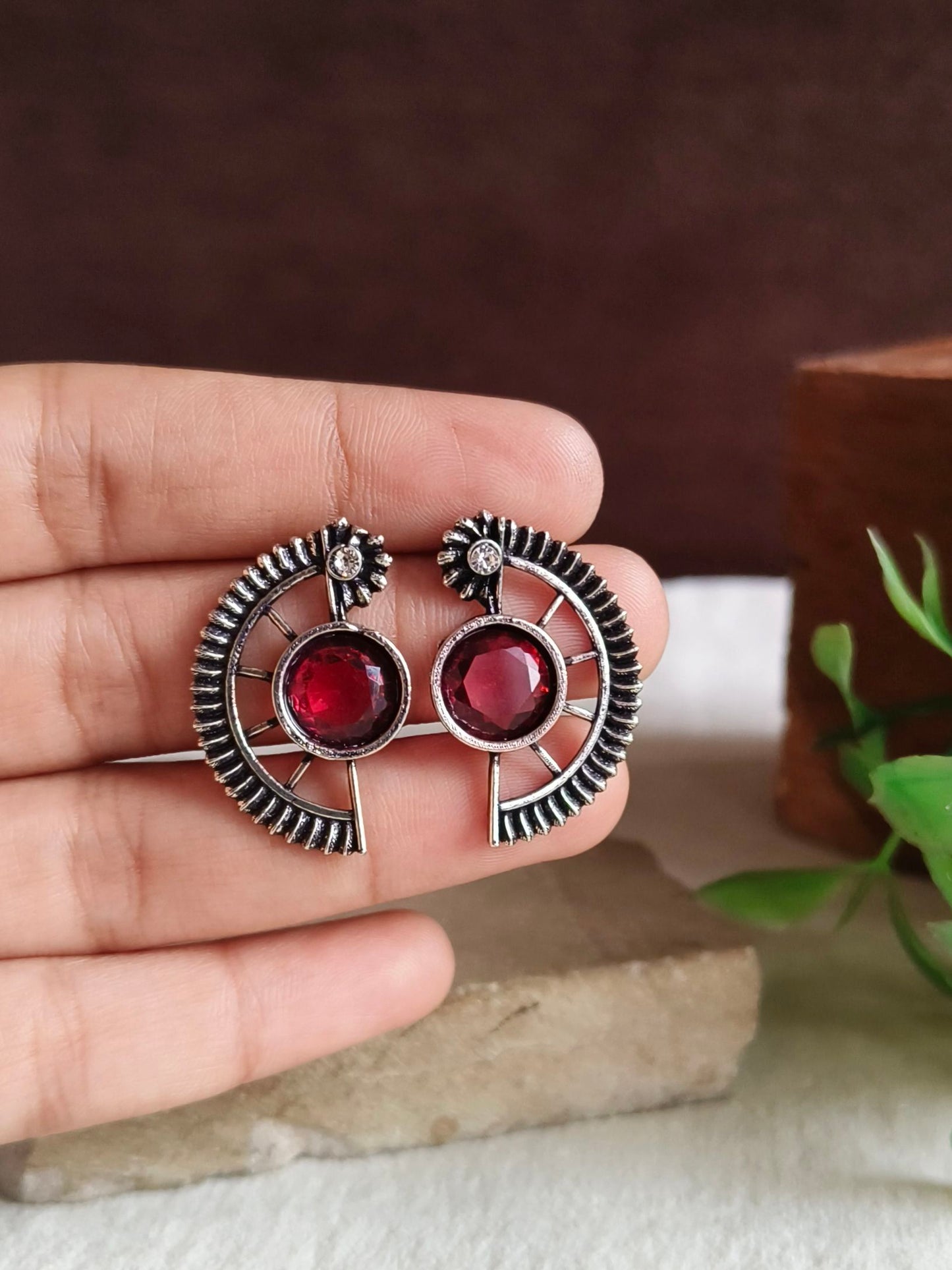 Oxidised Earrings