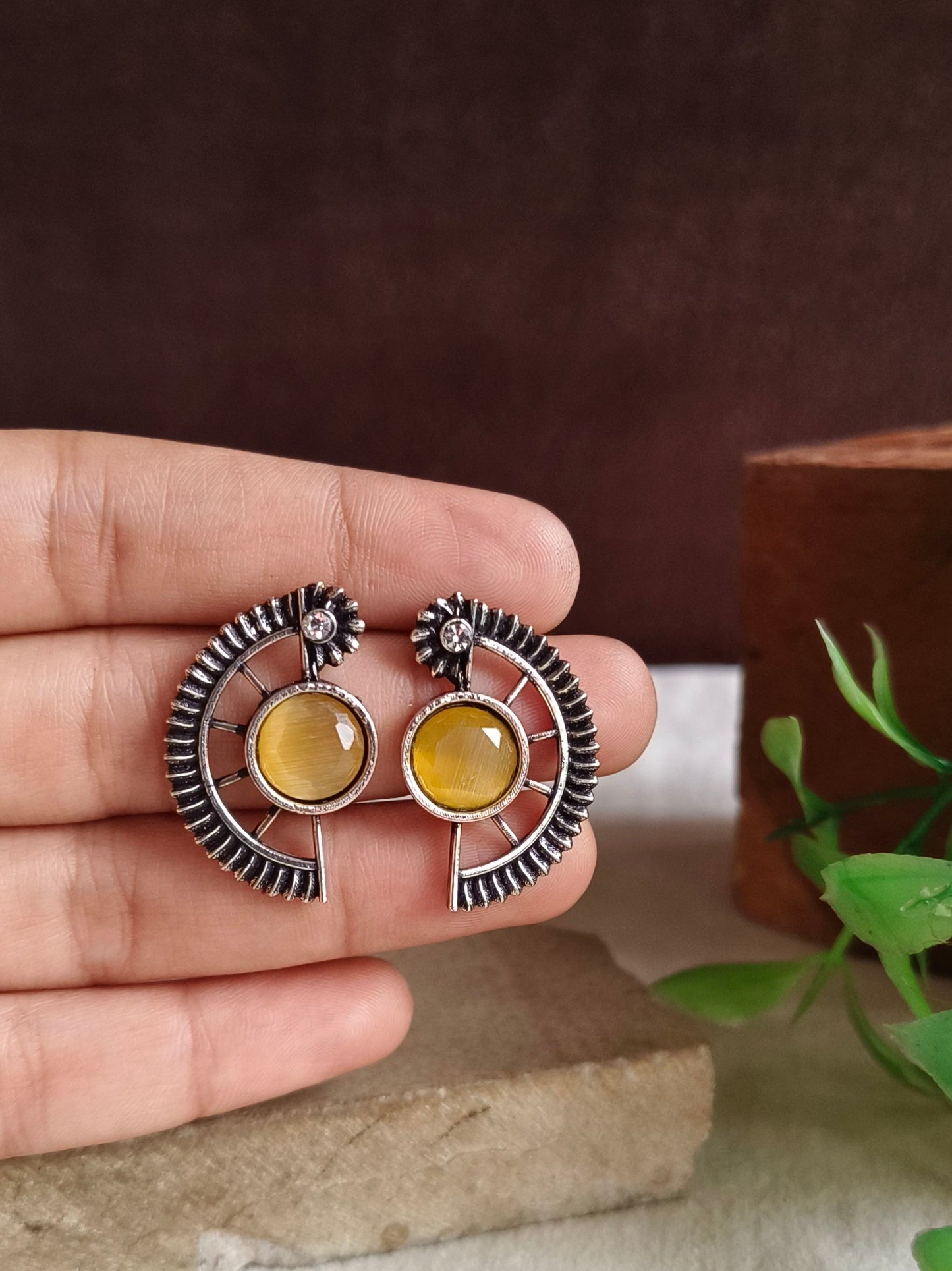Oxidised Earrings