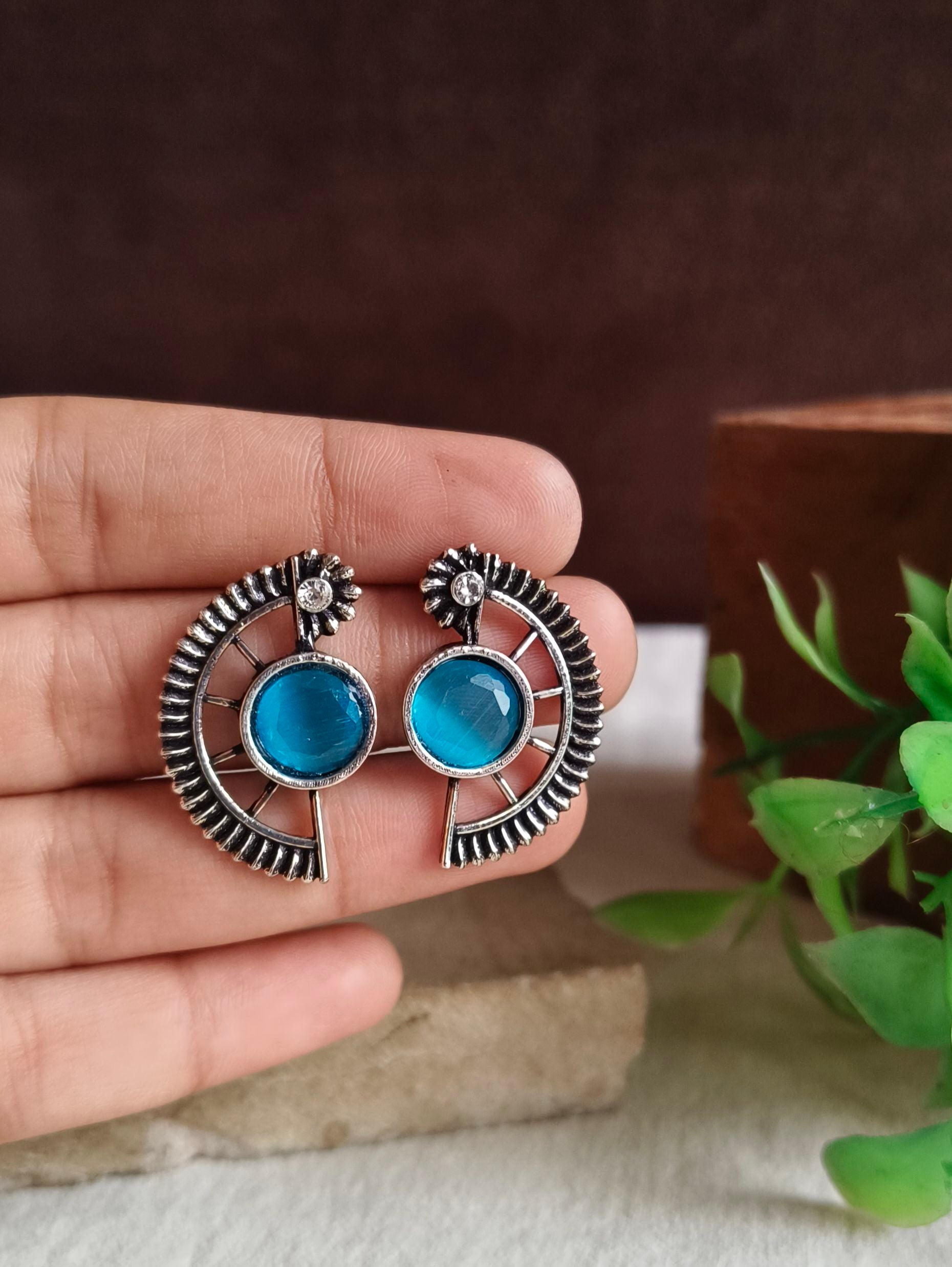 Oxidised Earrings