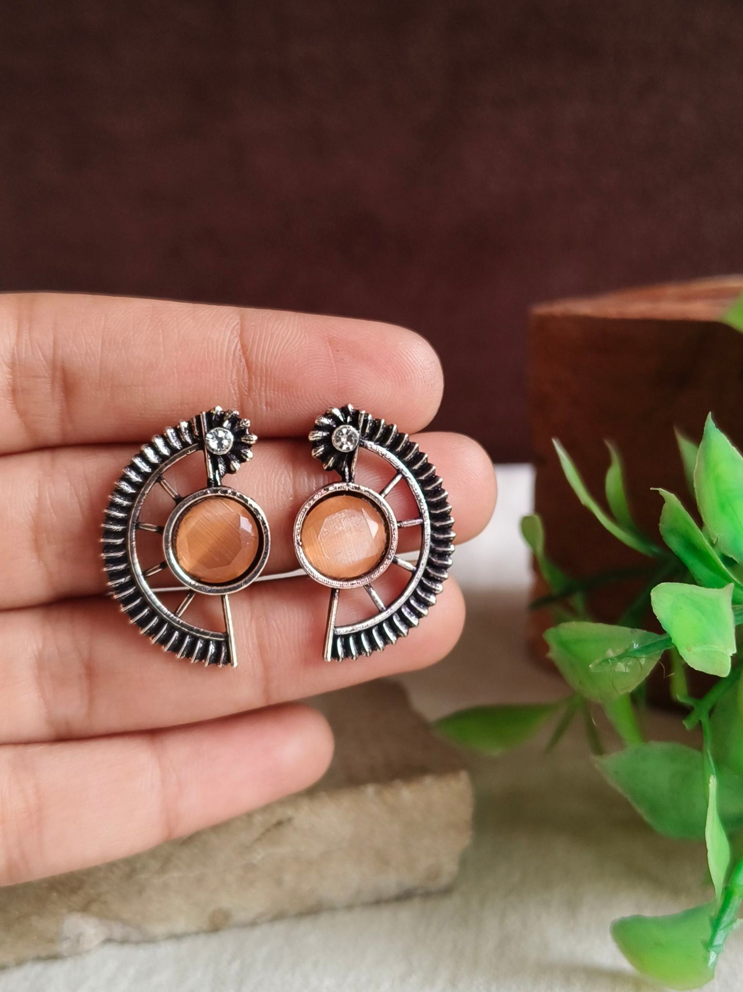 Oxidised Earrings