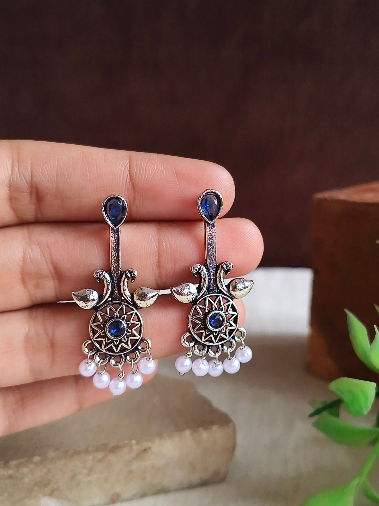 Oxidised Earrings