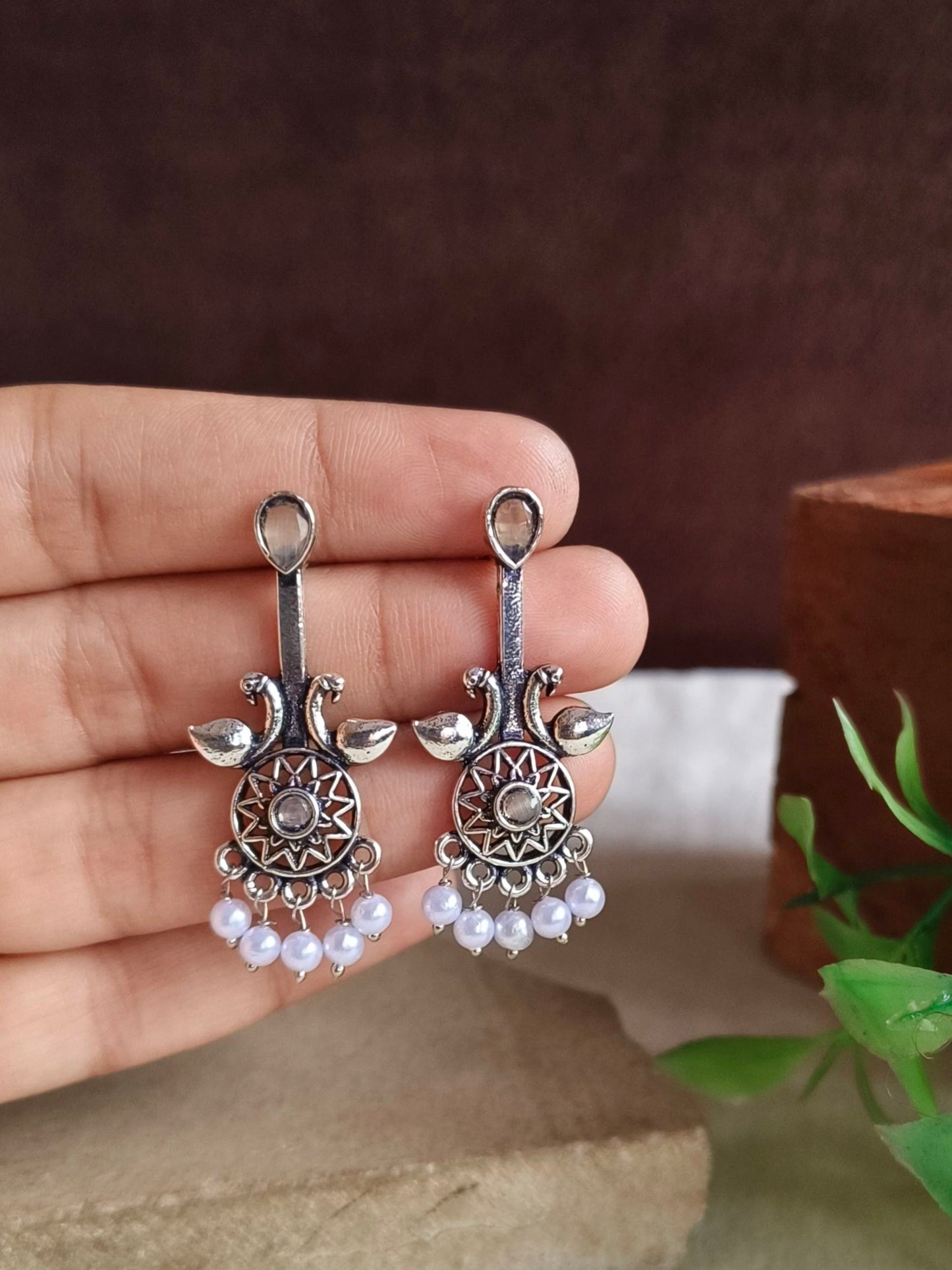Oxidised Earrings