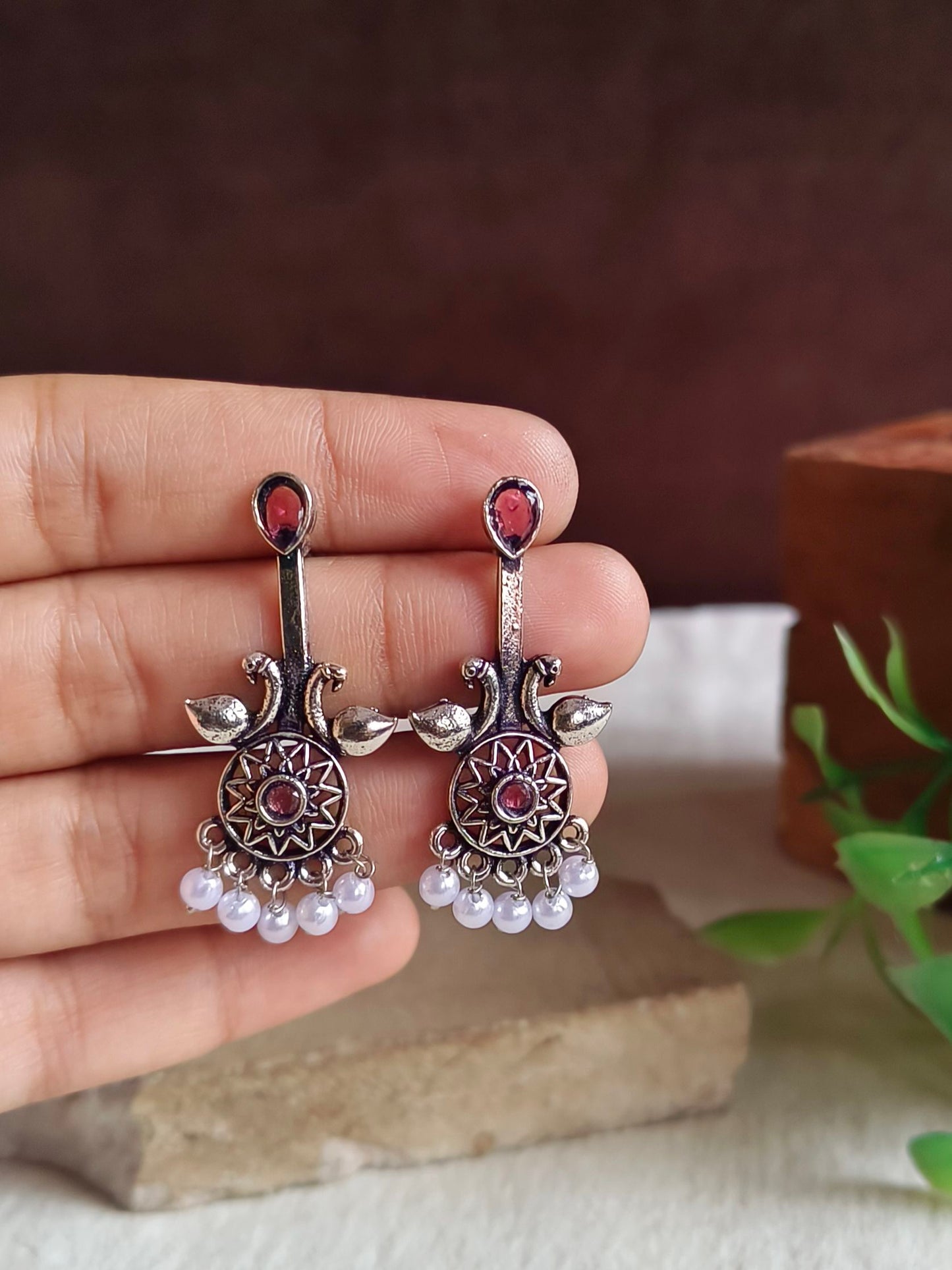 Oxidised Earrings