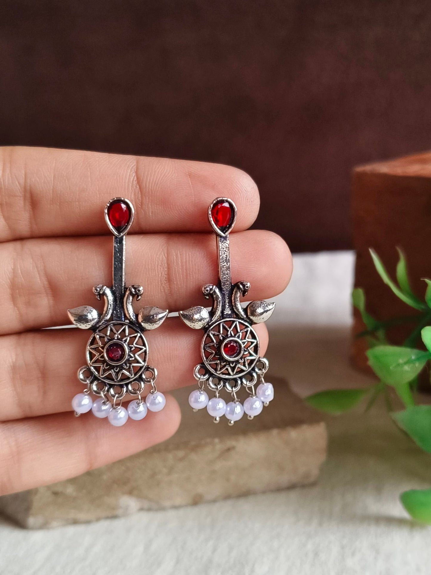 Oxidised Earrings