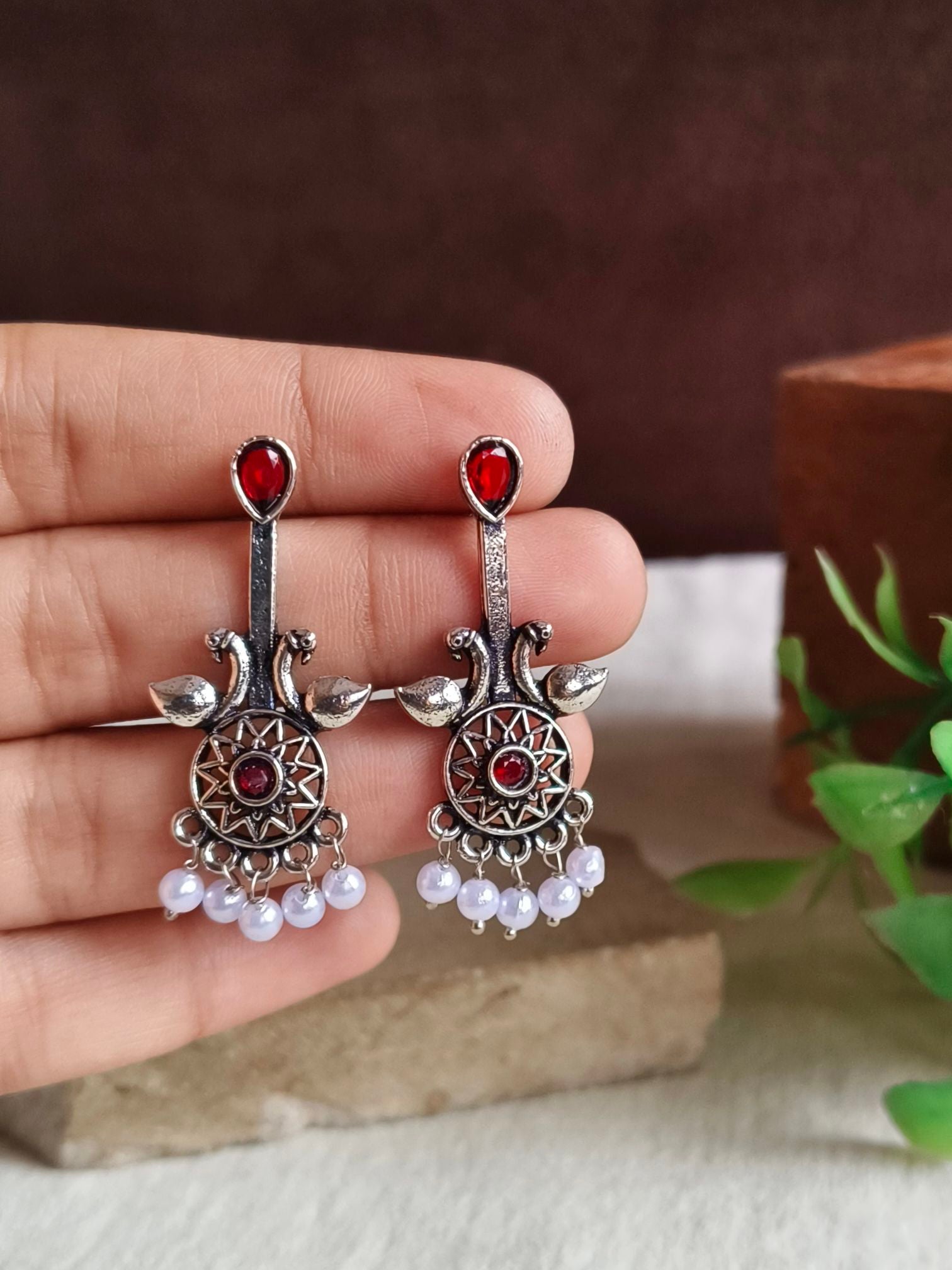 Oxidised Earrings