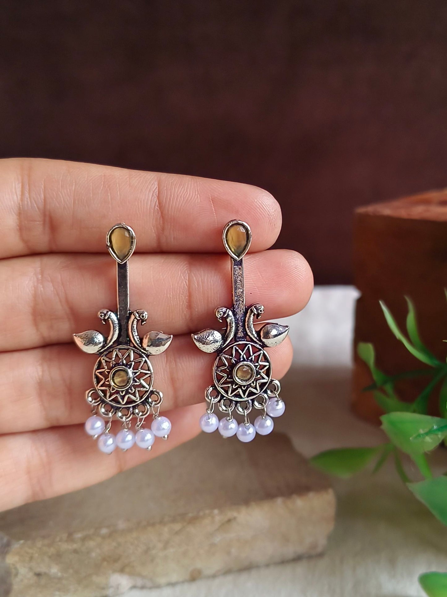 Oxidised Earrings