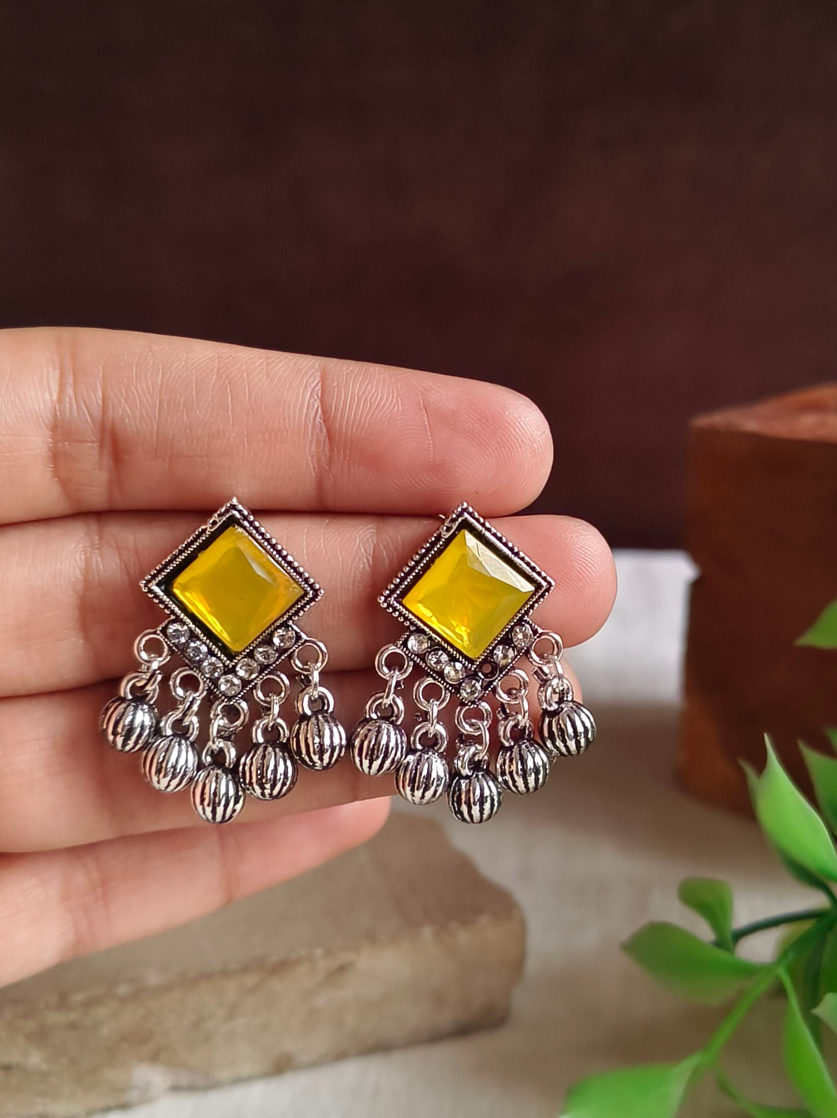 Oxidised Earrings