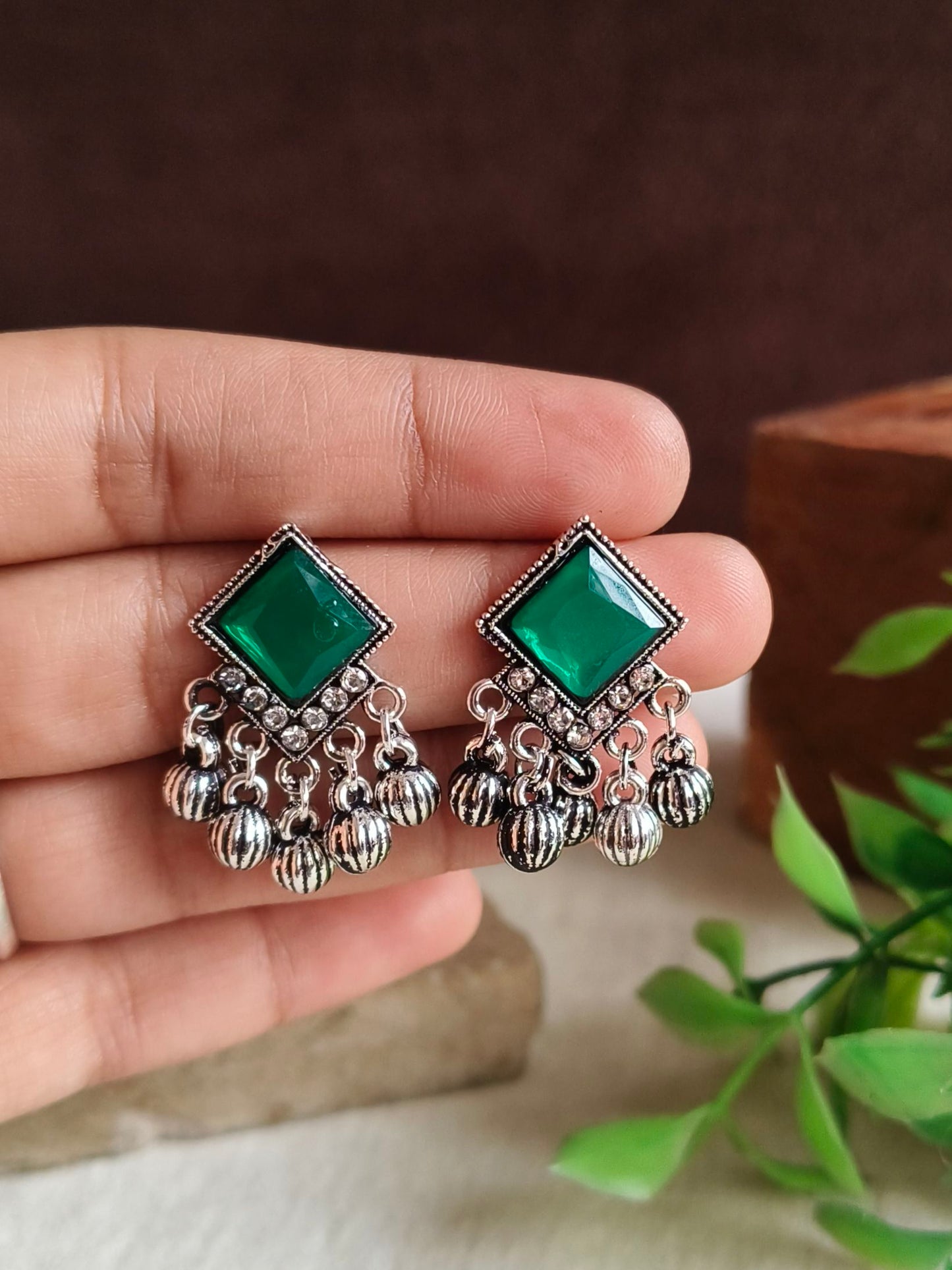 Oxidised Earrings