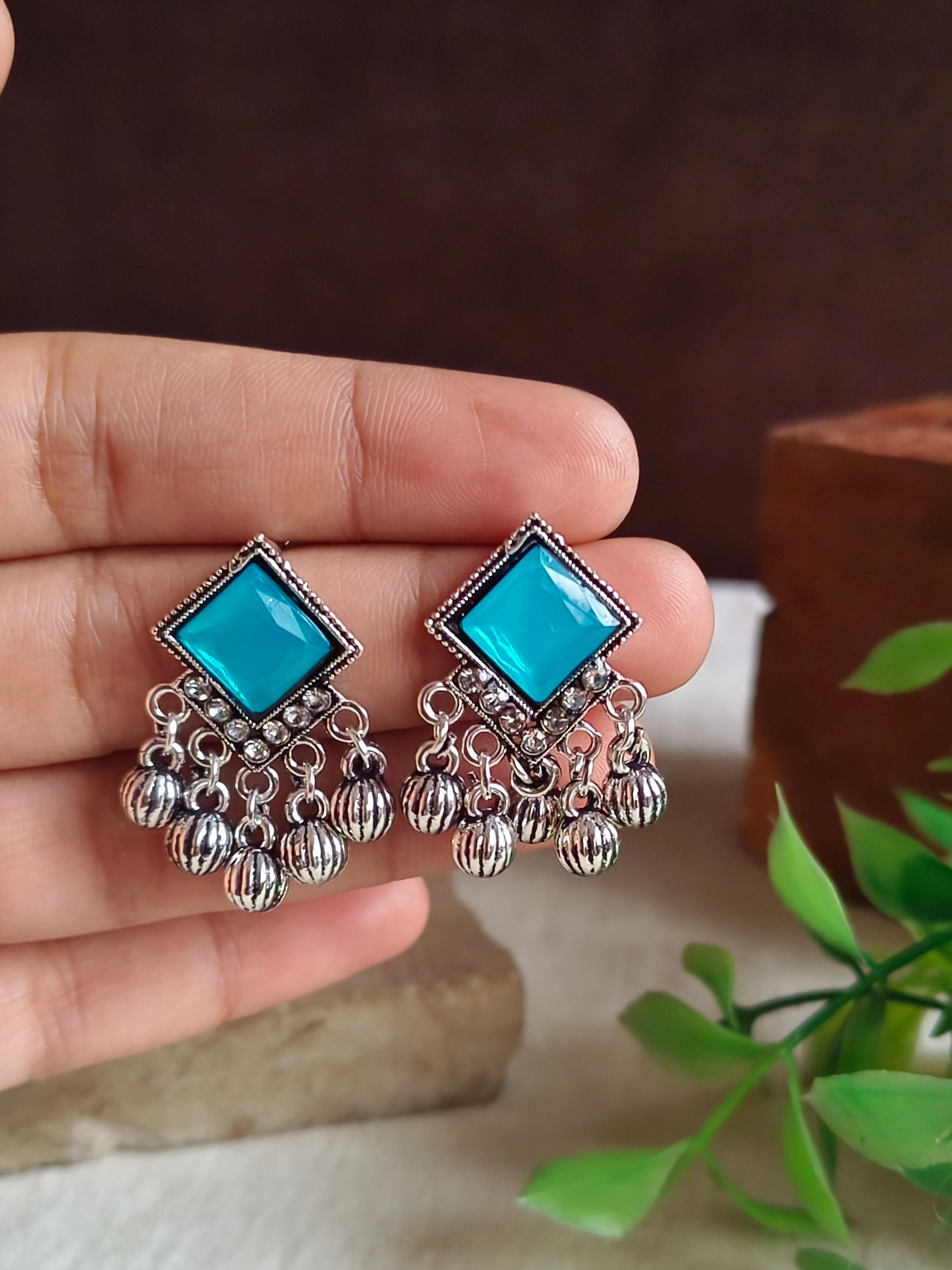 Oxidised Earrings
