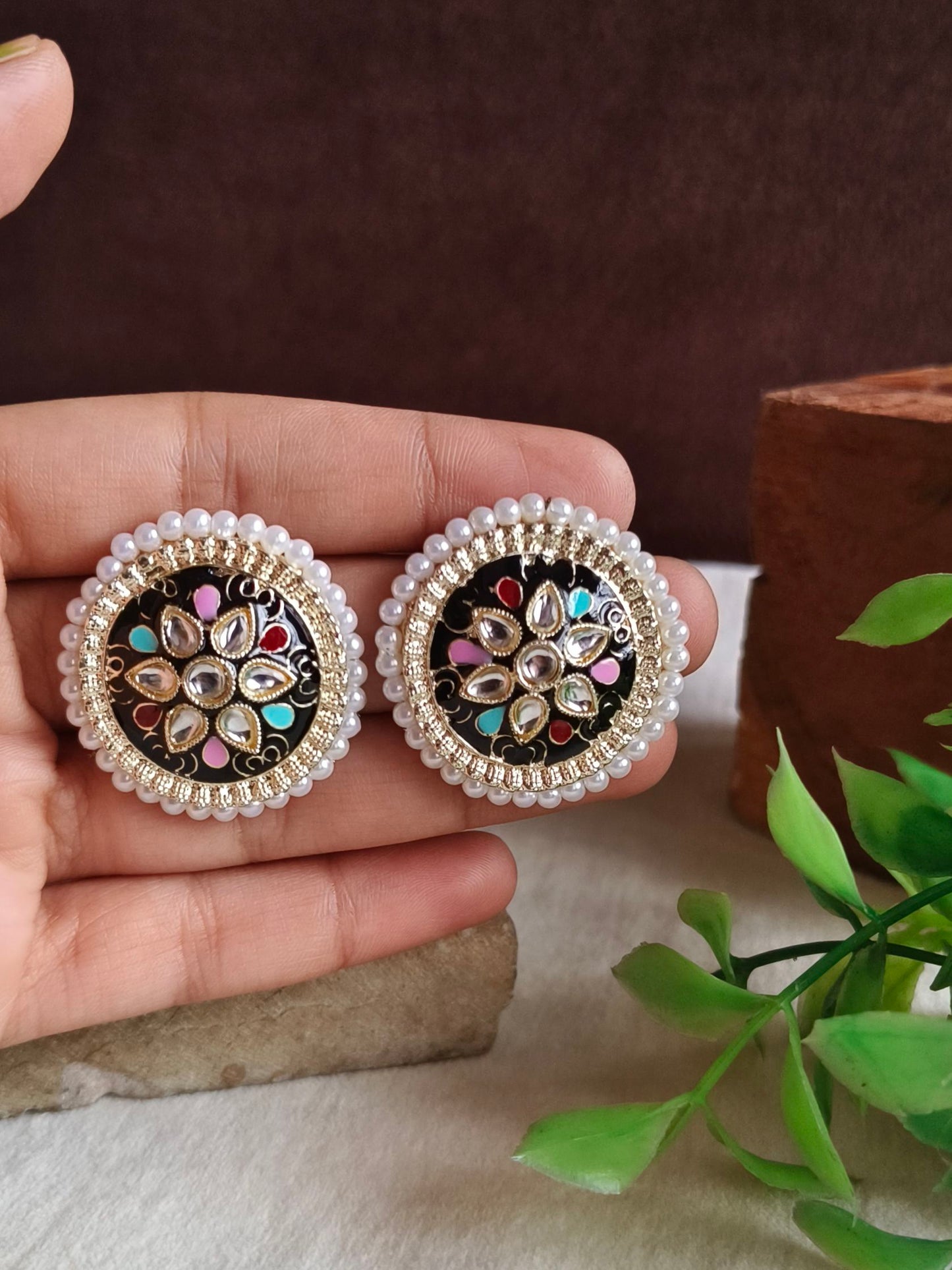 Oxidised Earrings