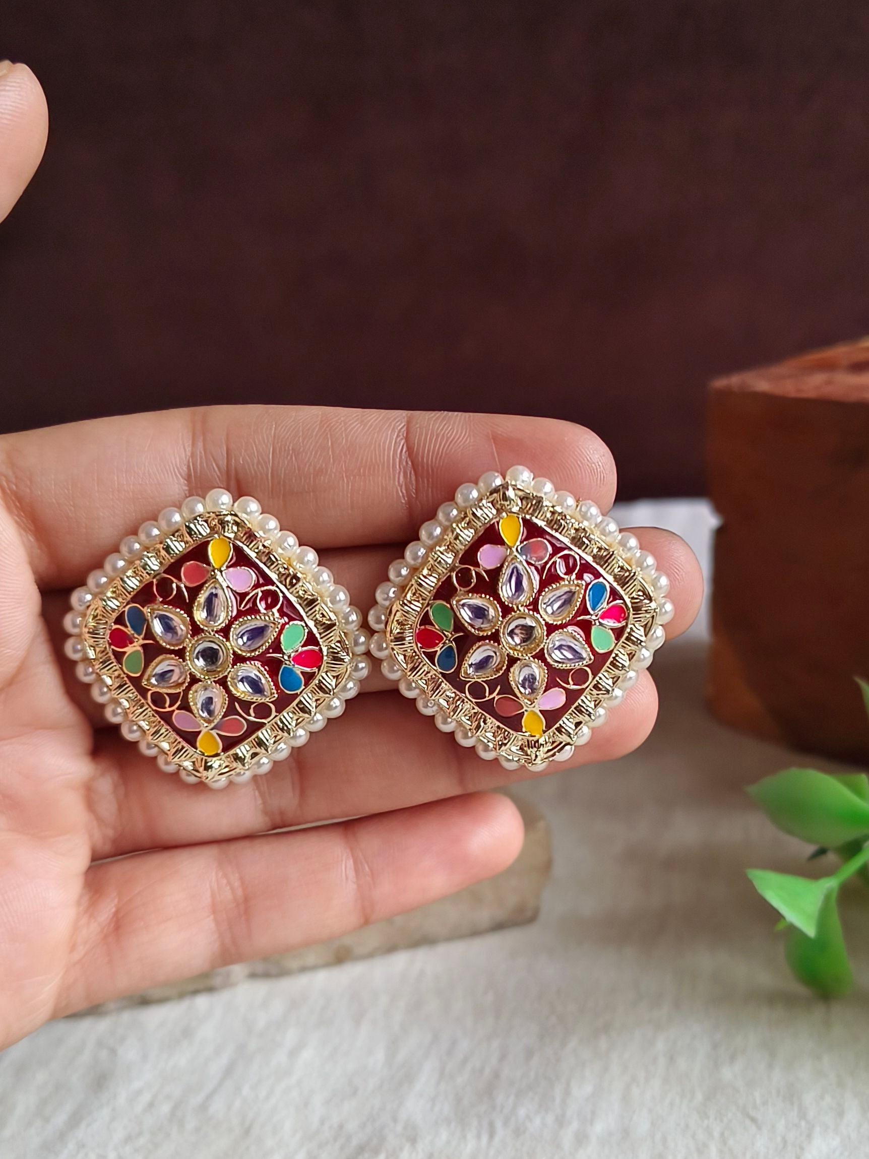 Oxidised Earrings