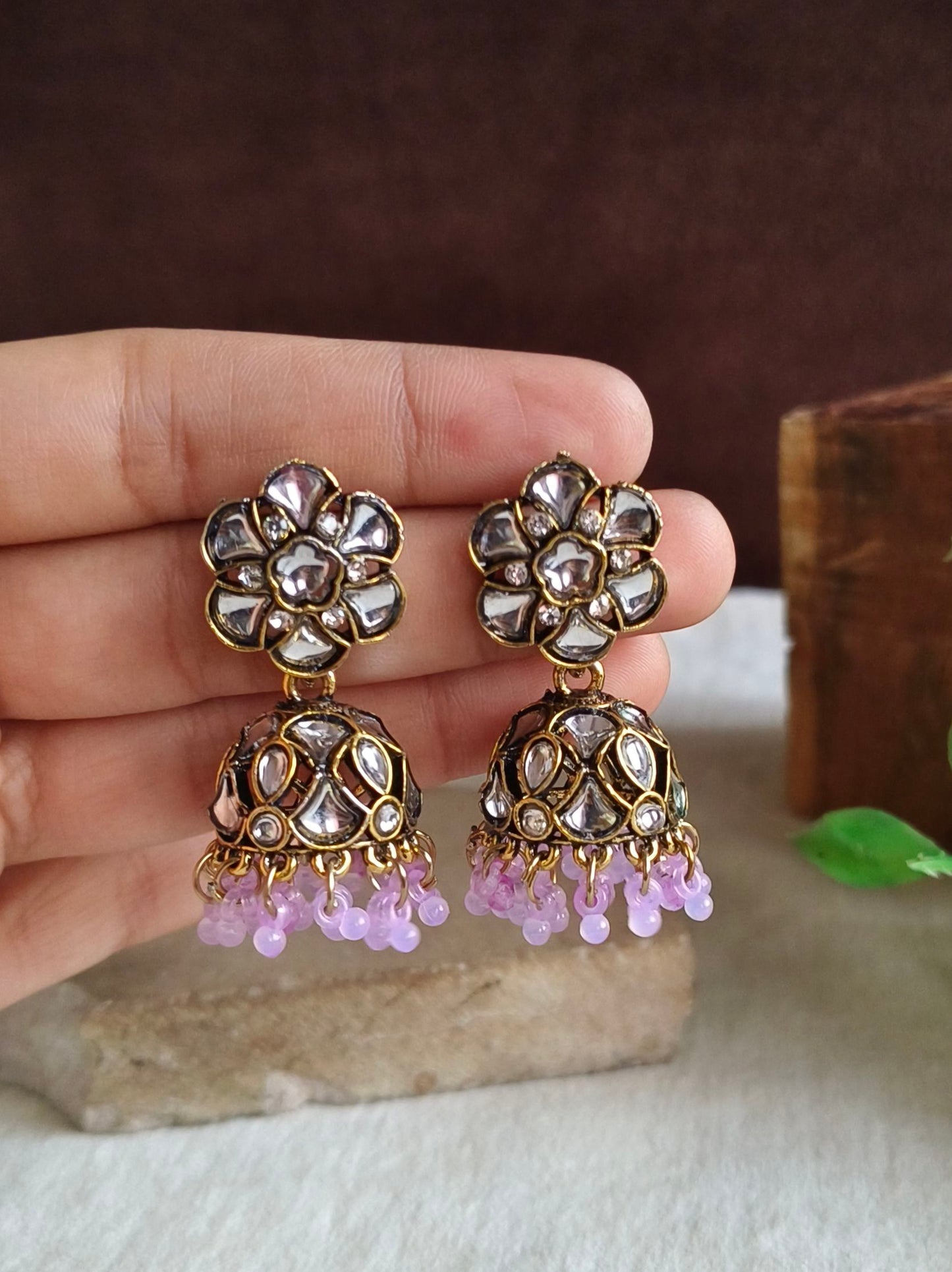 Oxidised Earrings