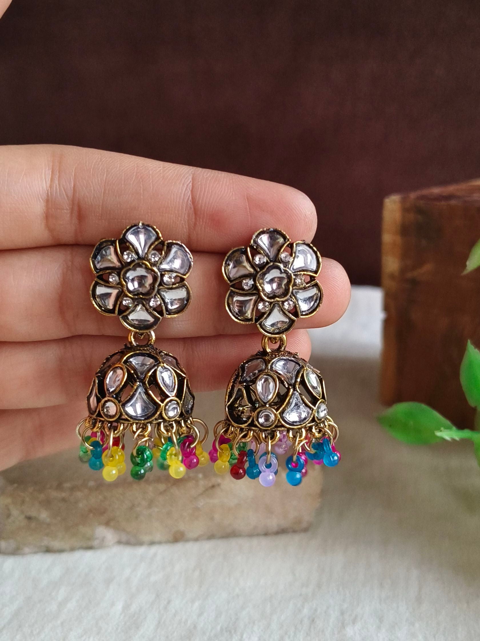 Oxidised Earrings
