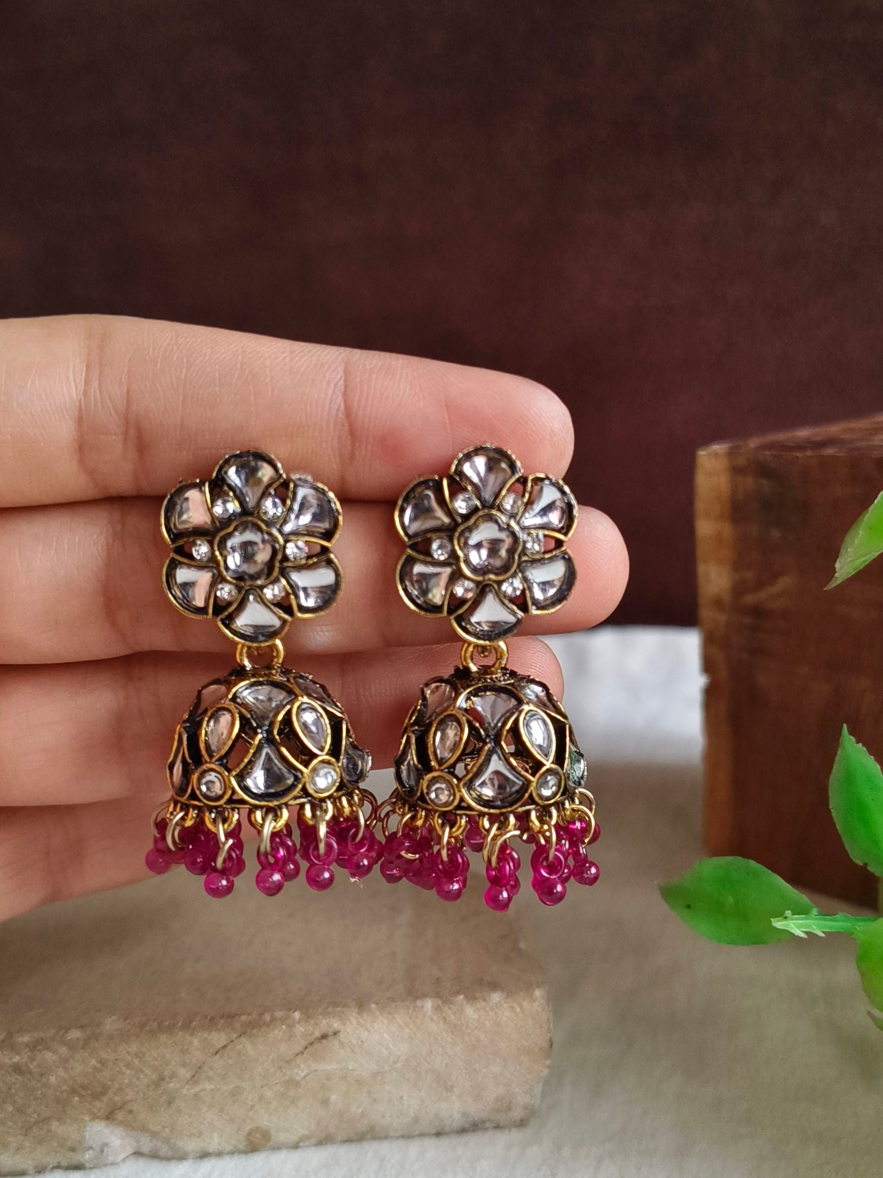 Oxidised Earrings