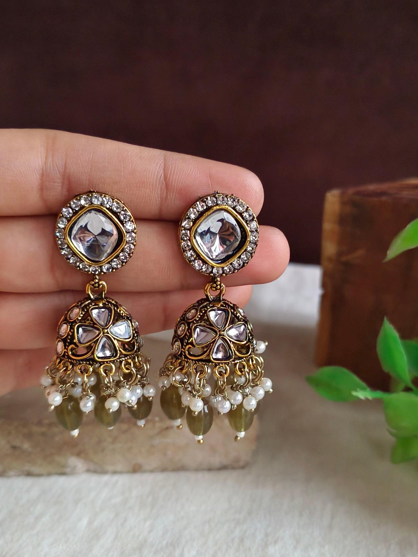 Oxidised Earrings