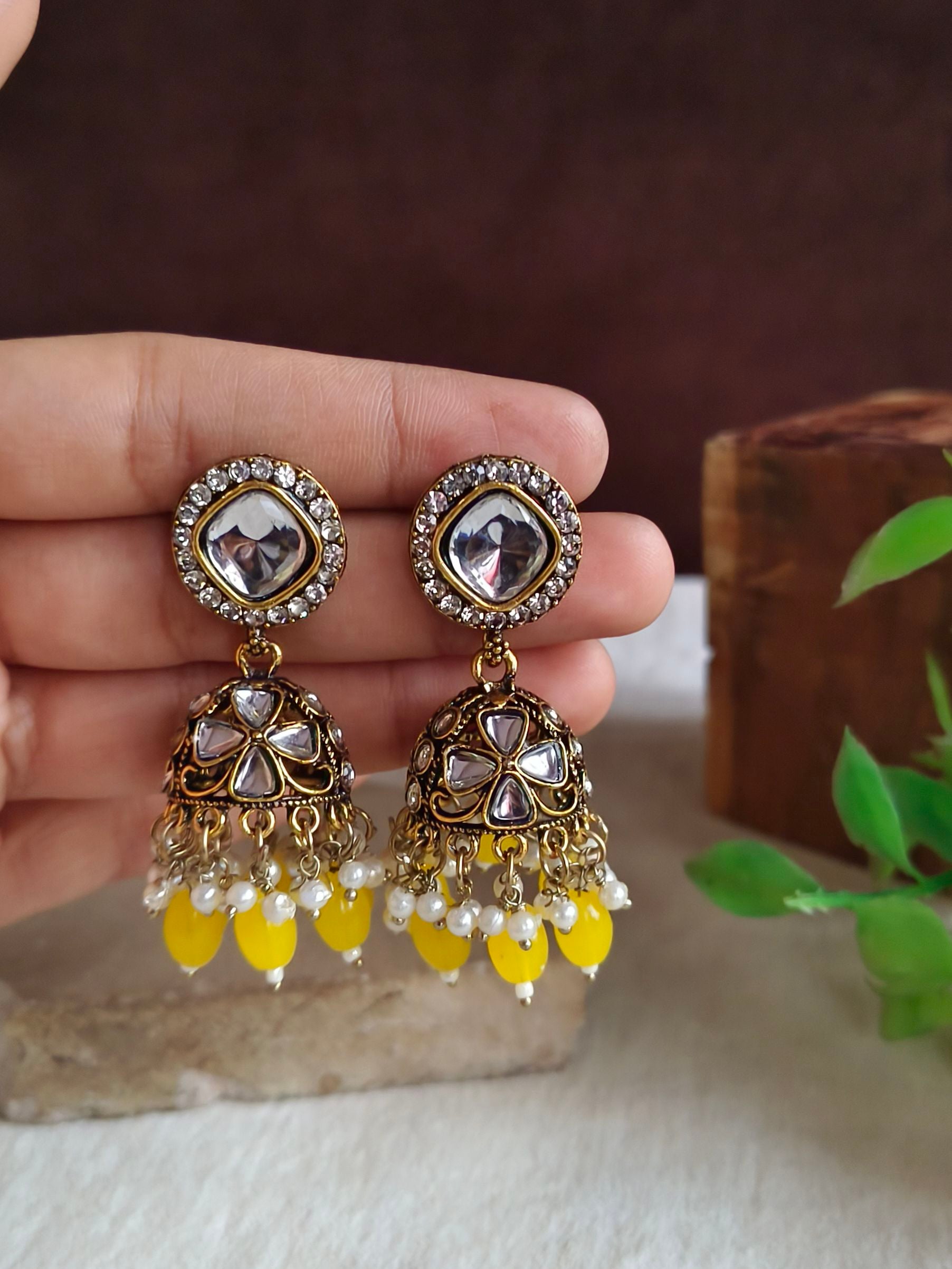 Oxidised Earrings