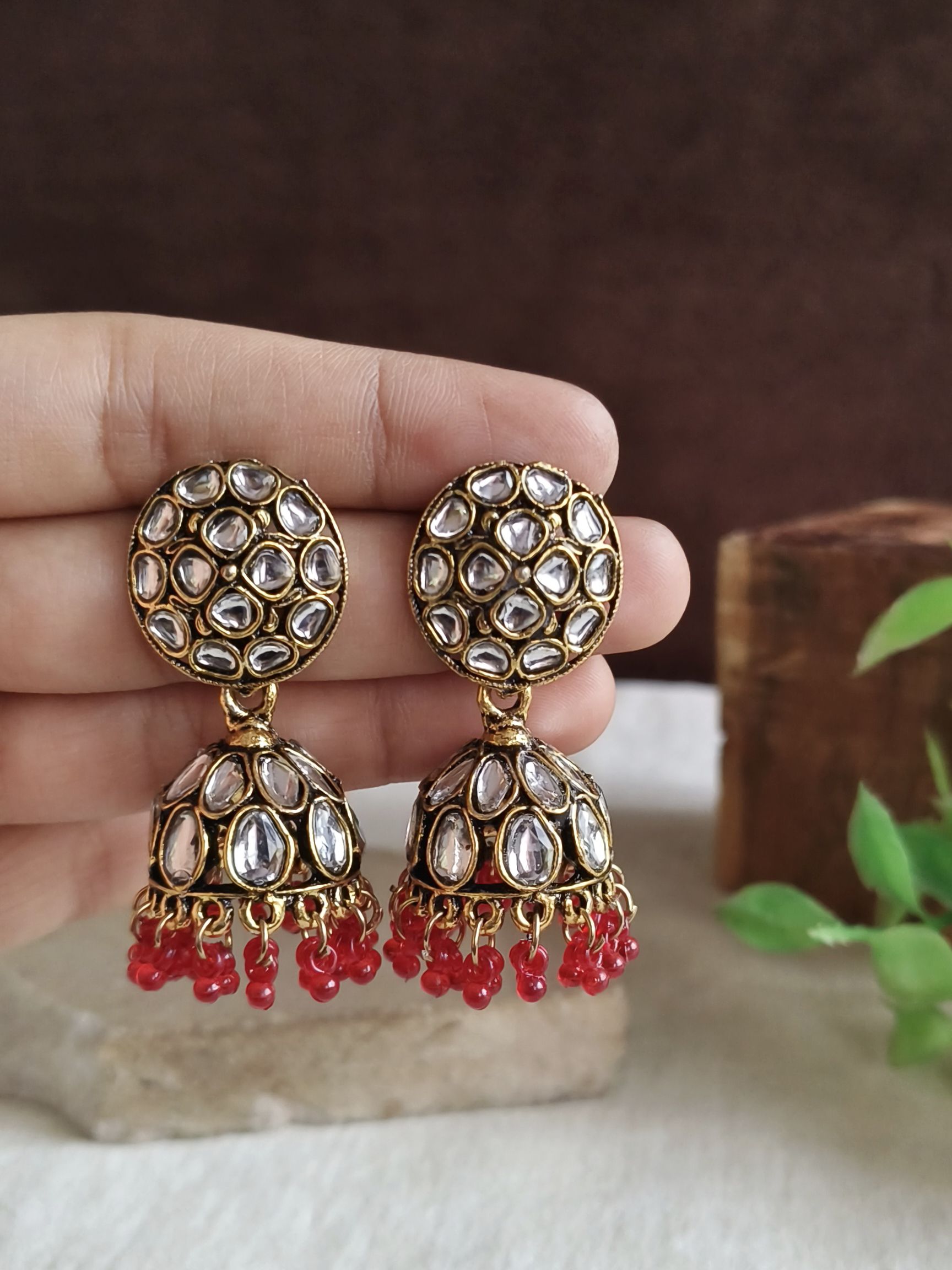 Oxidised Earrings
