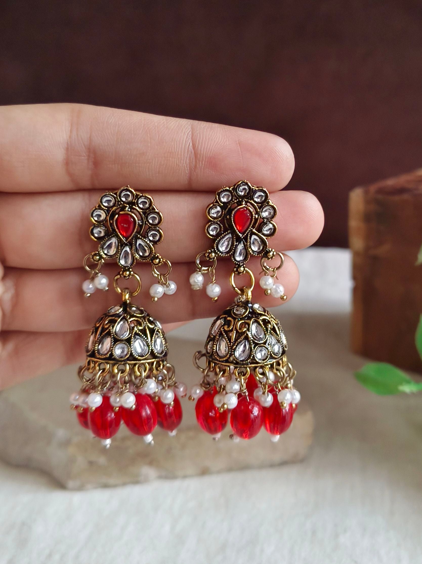 Oxidised Earrings