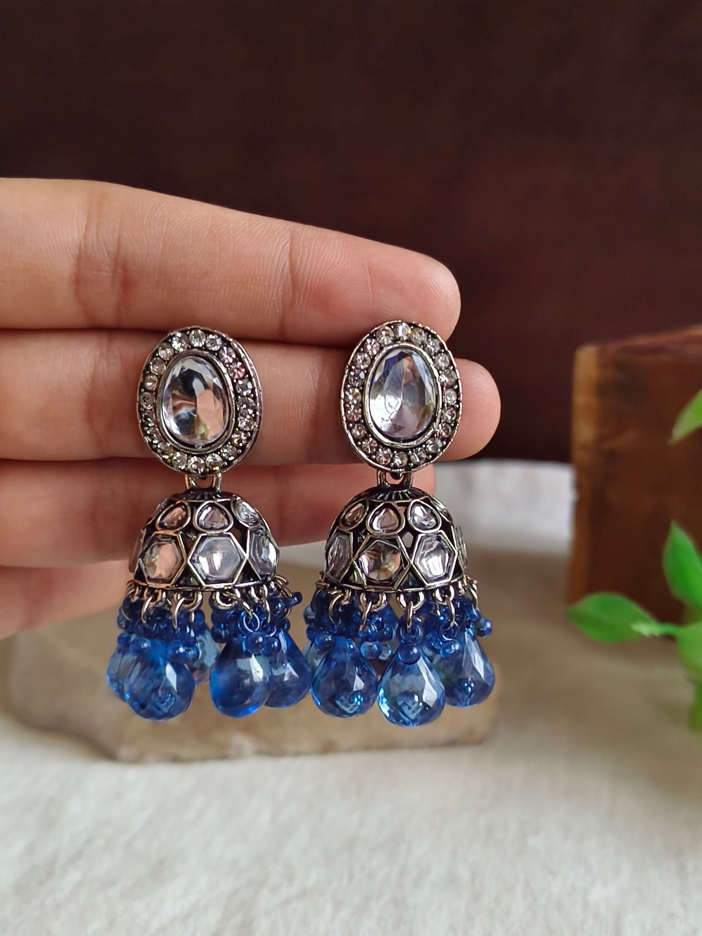 Oxidised Earrings