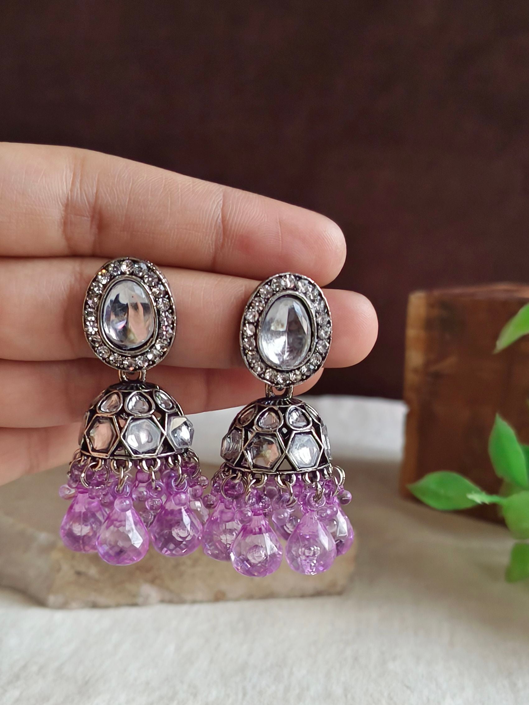 Oxidised Earrings