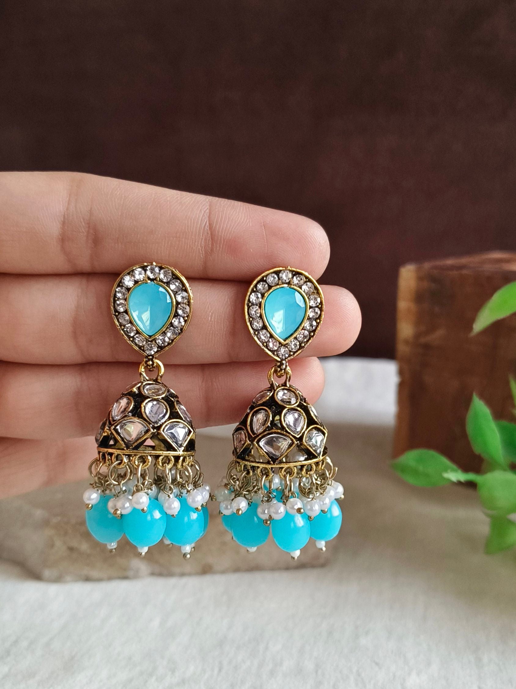 Oxidised Earrings