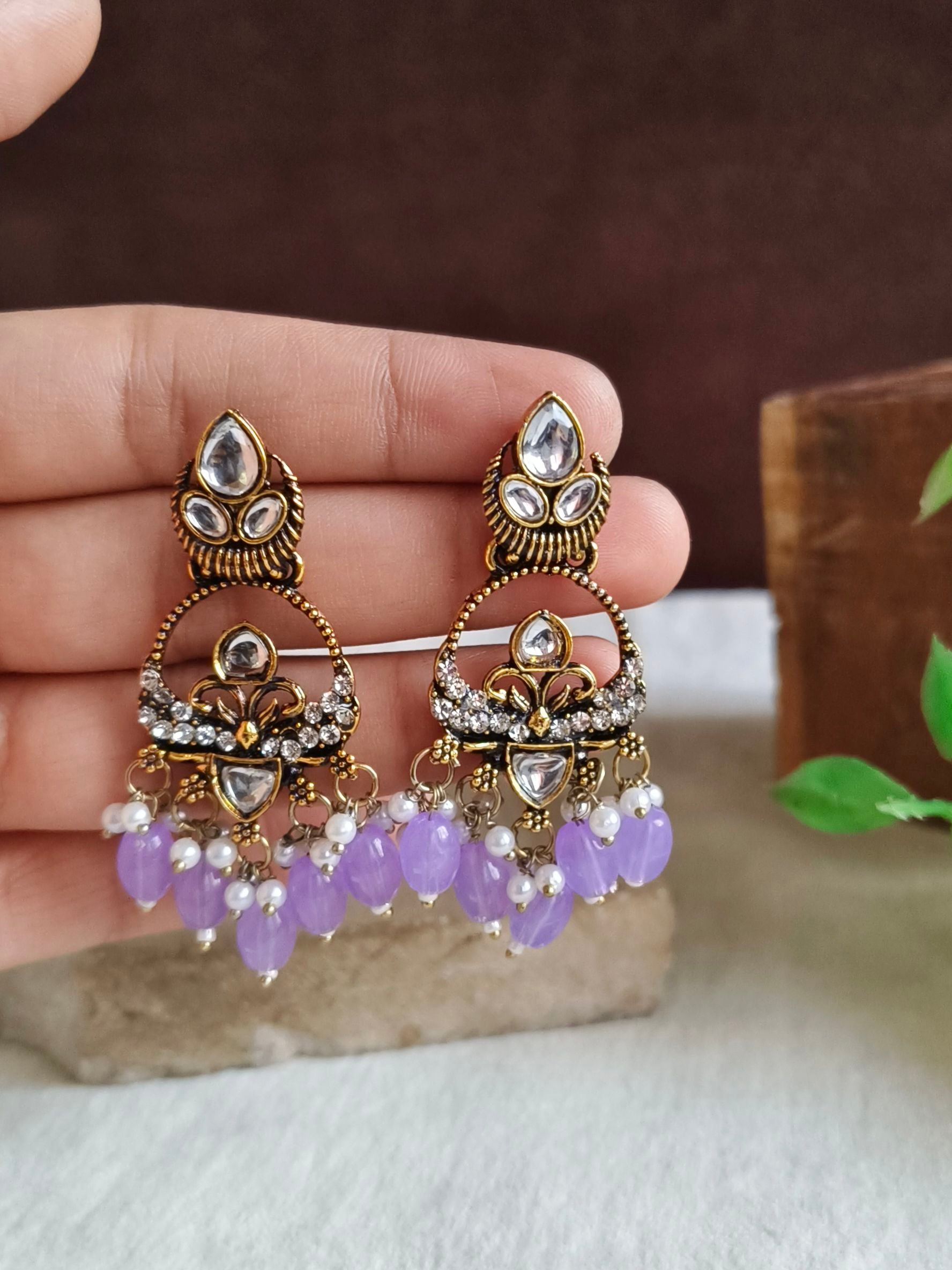 Oxidised Earrings