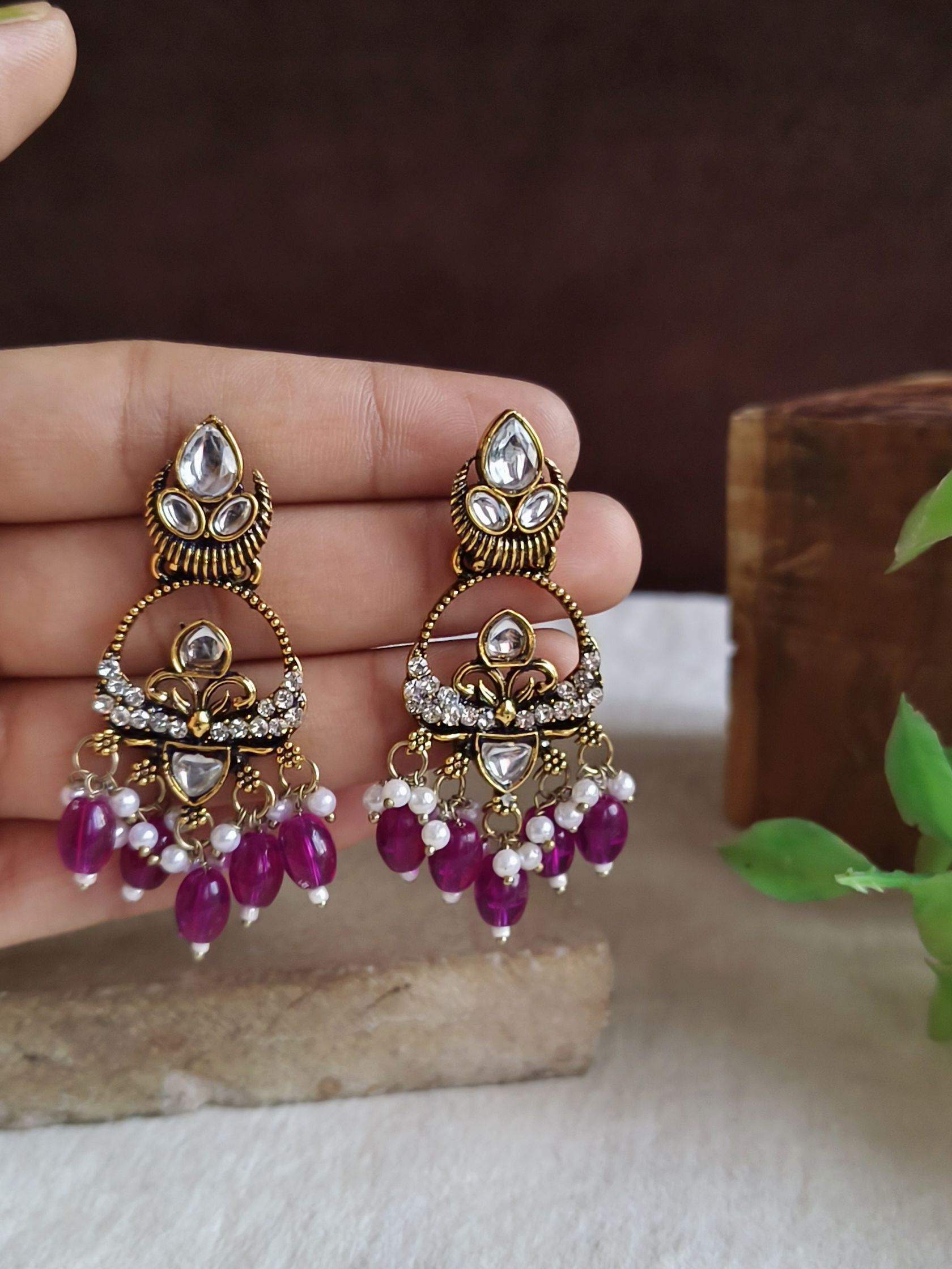 Oxidised Earrings