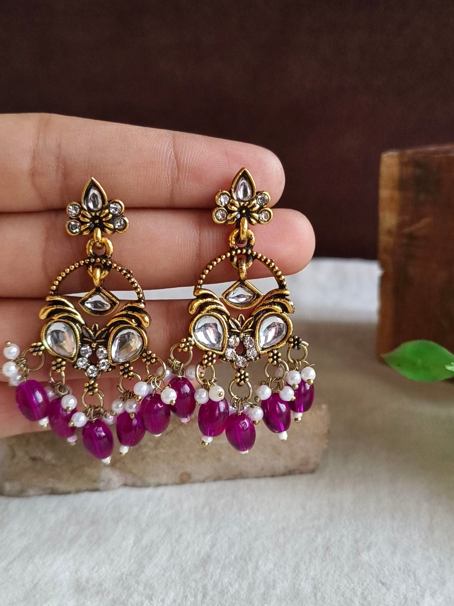 Oxidised Earrings