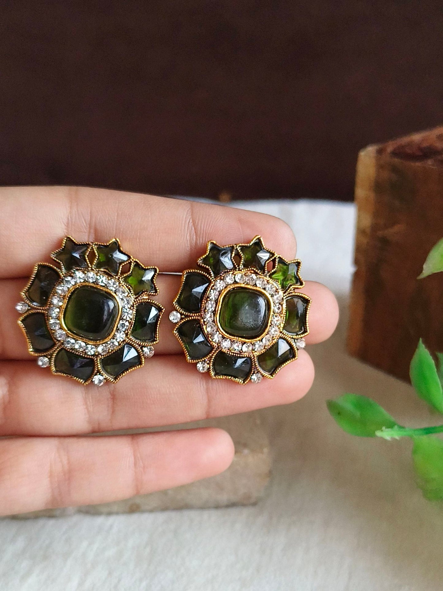 Oxidised Earrings