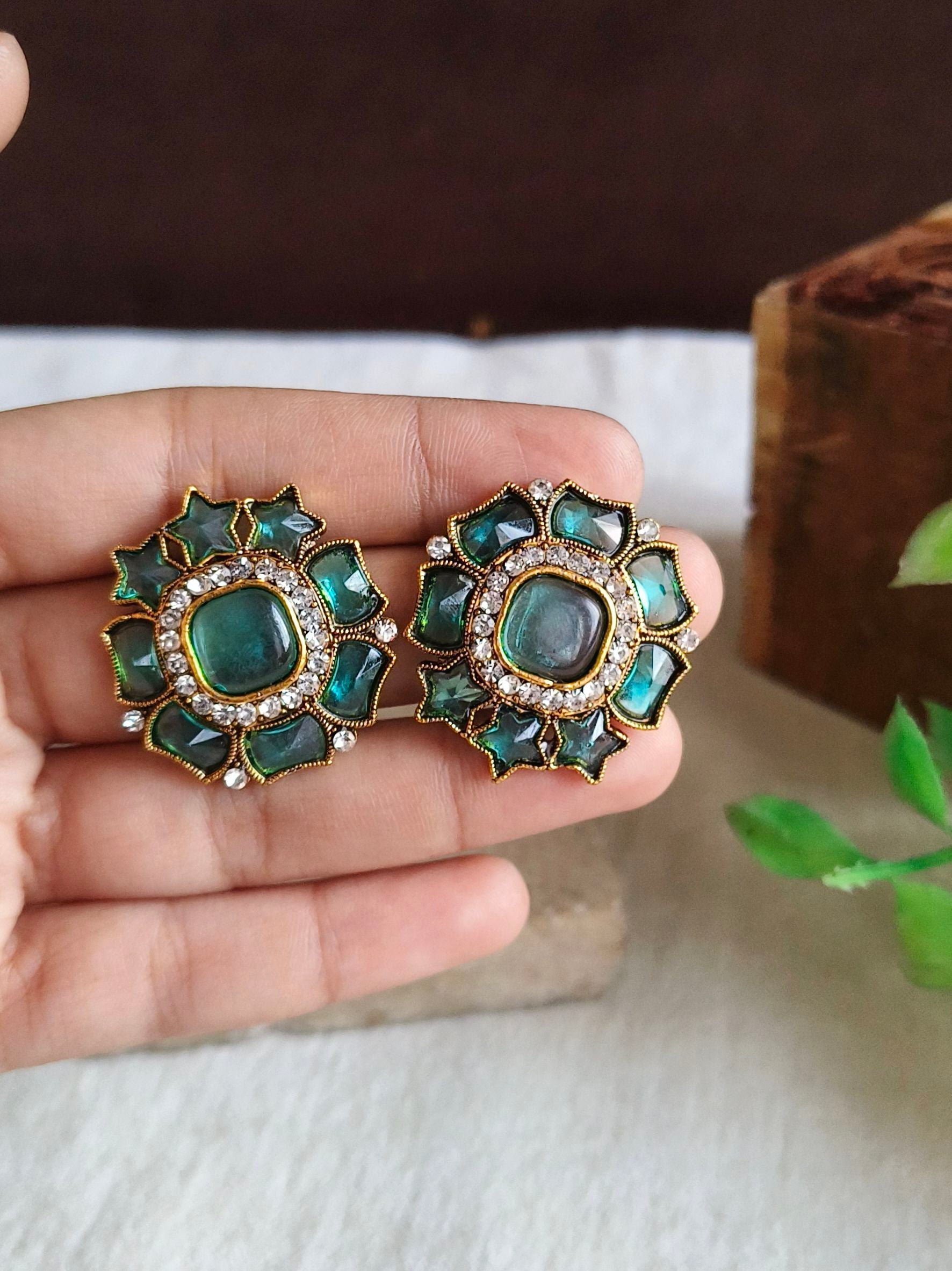 Oxidised Earrings