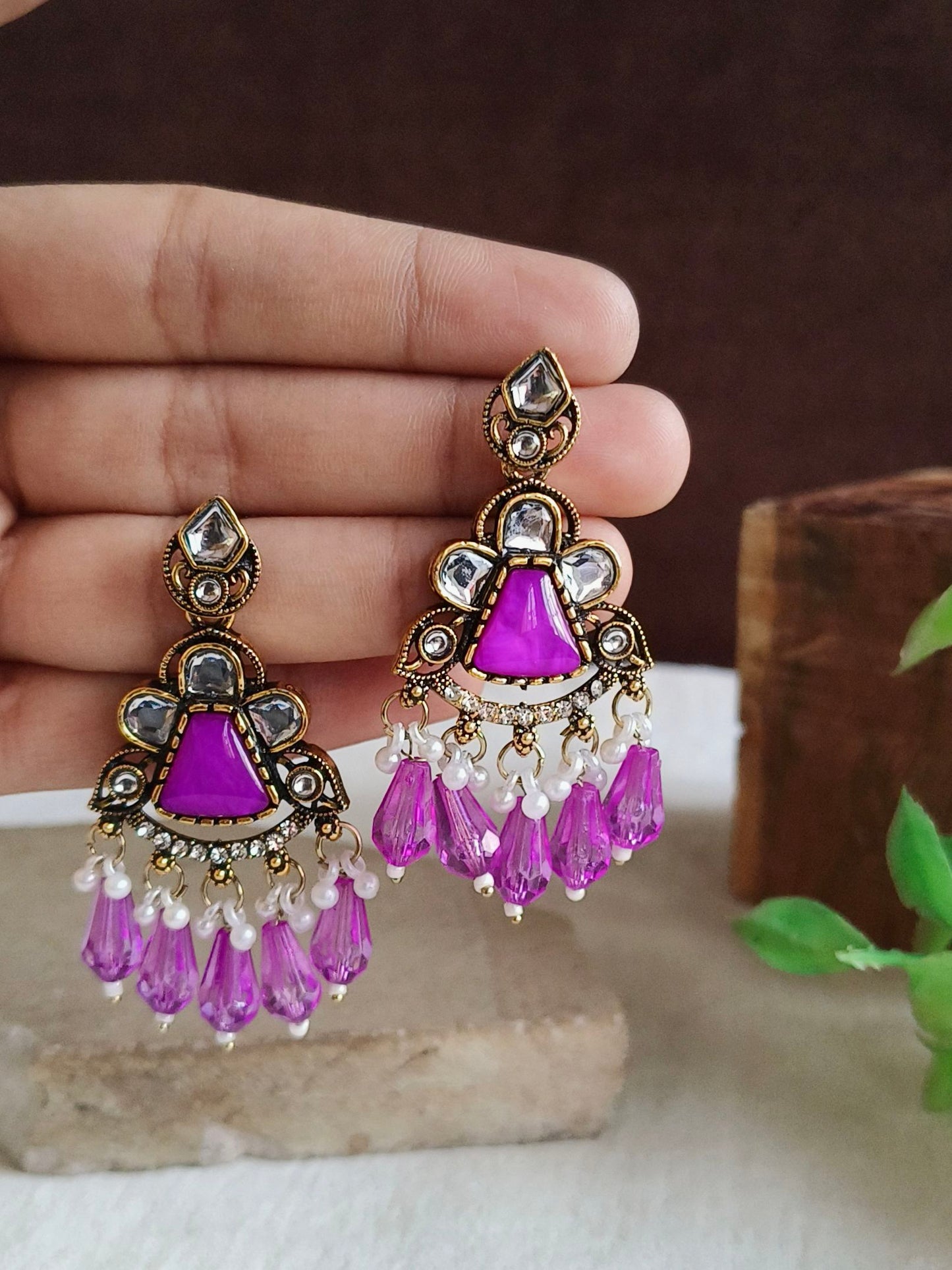 Oxidised Earrings