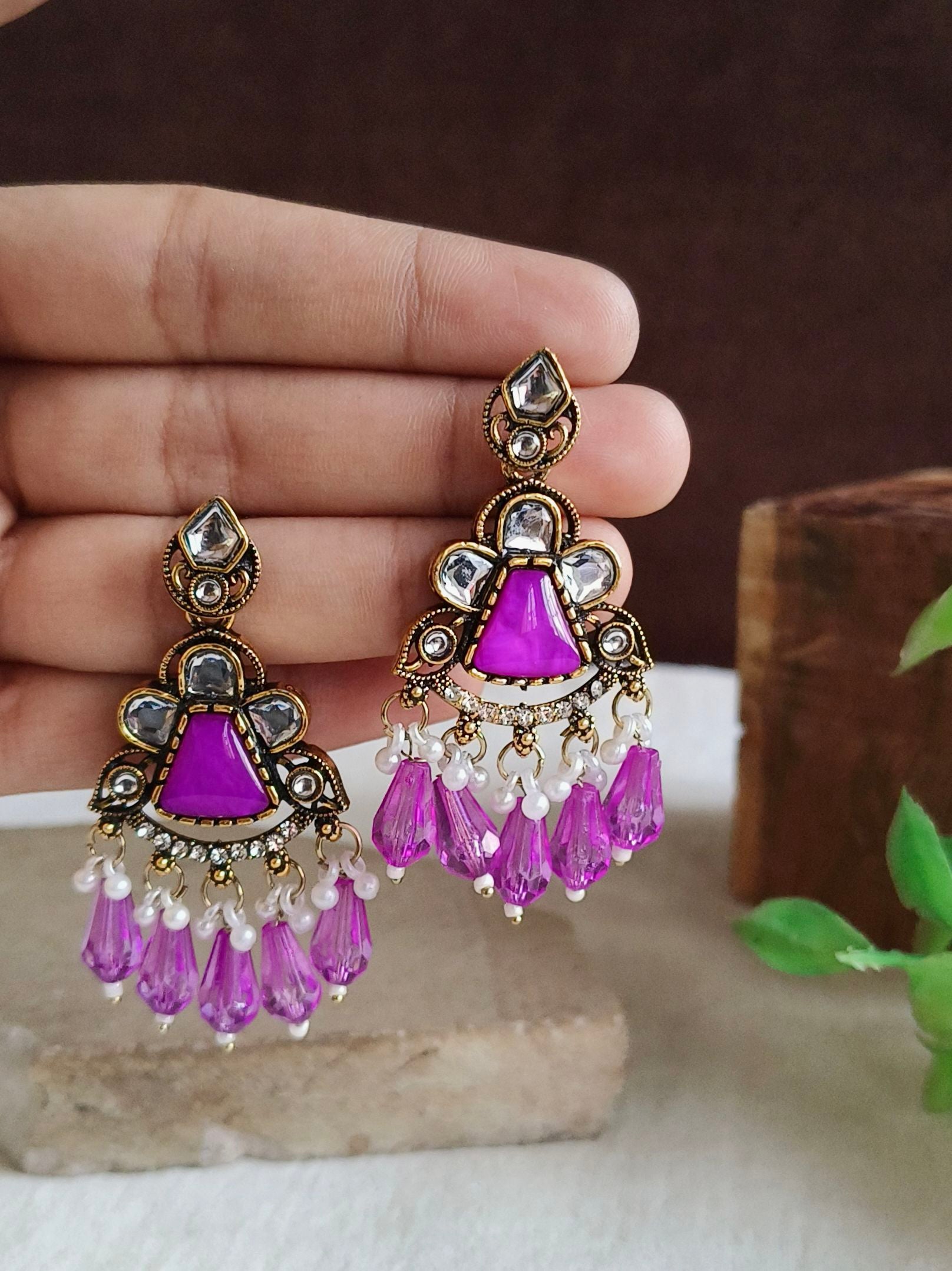 Oxidised Earrings