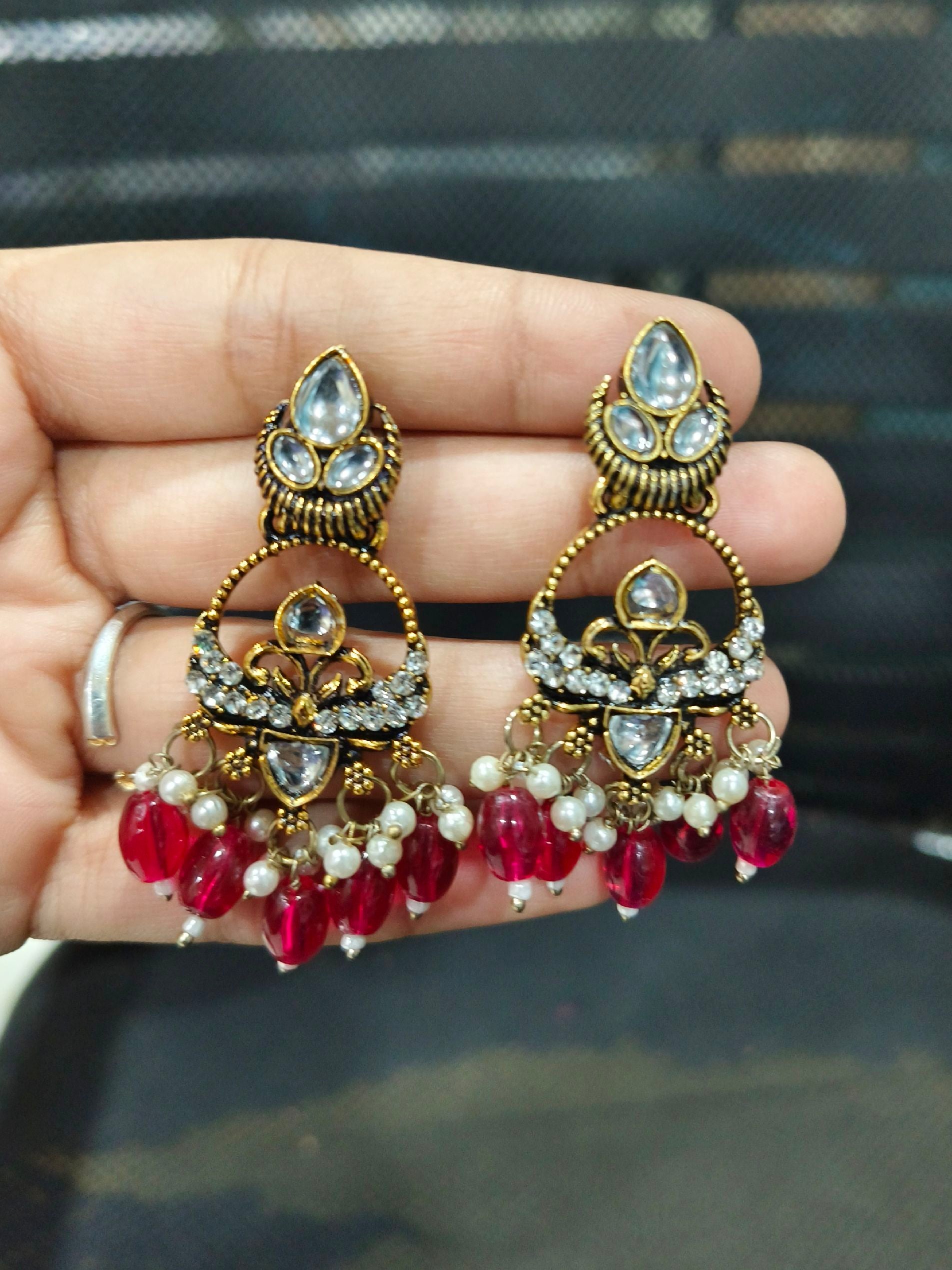 Oxidised Earrings