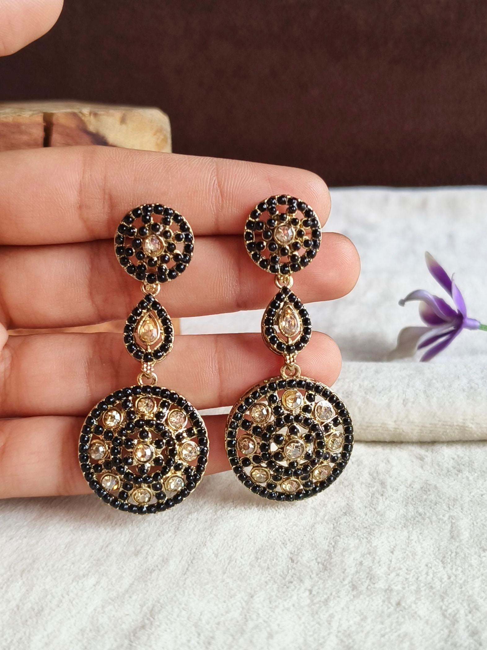 Oxidised Earrings