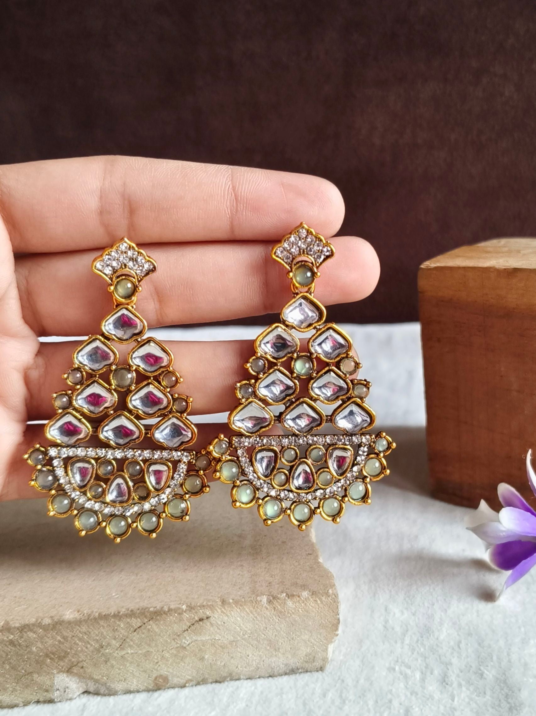 Oxidised Earrings